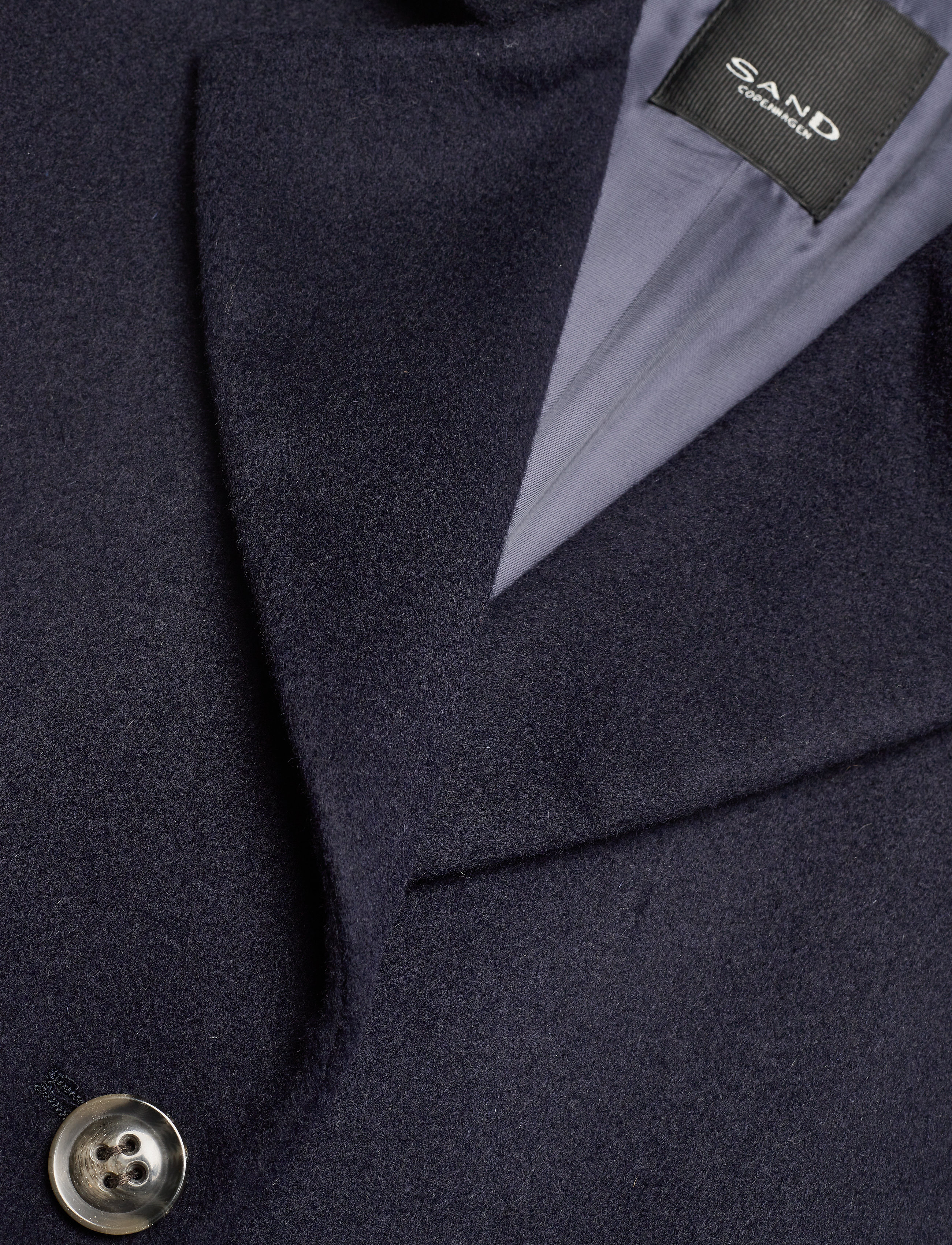 SAND - Cashmere Coat W - Britni 2 - navy - 2