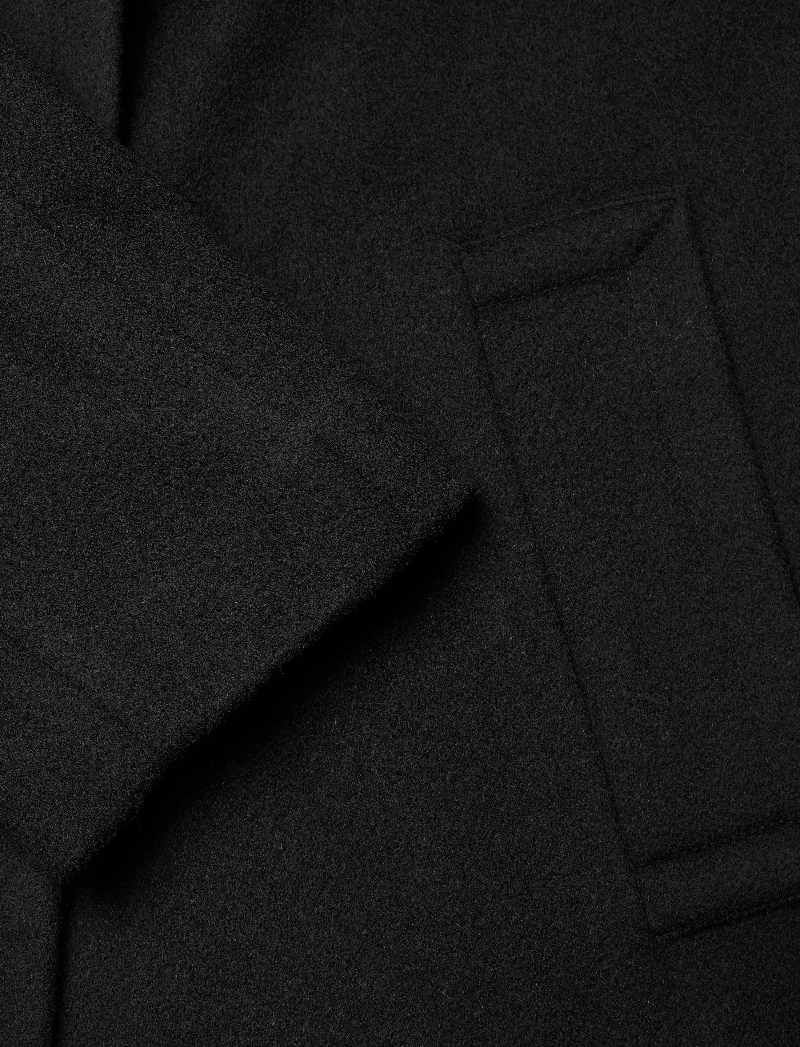 SAND - Cashmere Coat W - Clareta Belt - black - 4