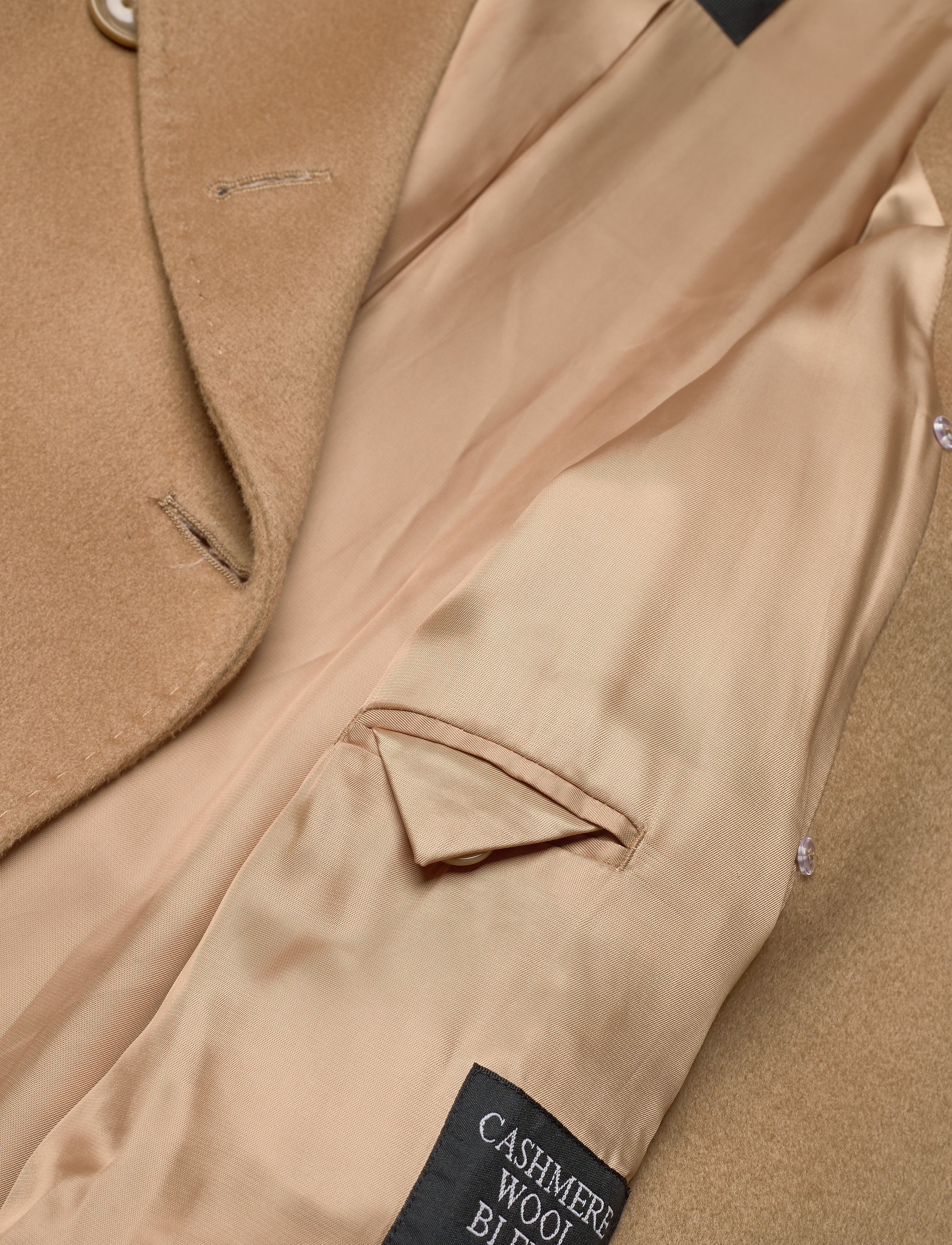 SAND - Cashmere Coat W - Bo - camel - 5