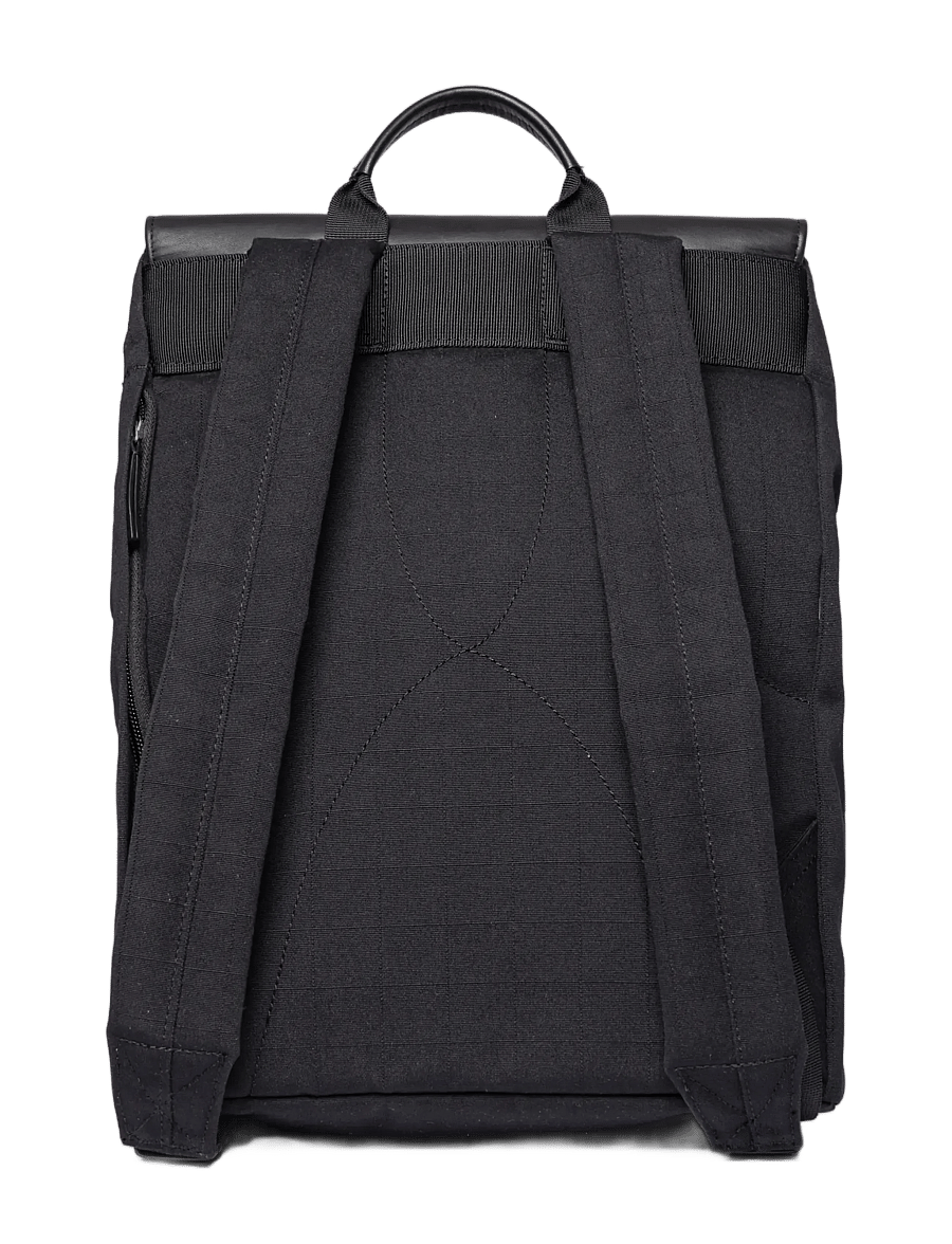 SANDQVIST - EVERYDAY Lid Backpack M - plecaki biznesowe - black - 3