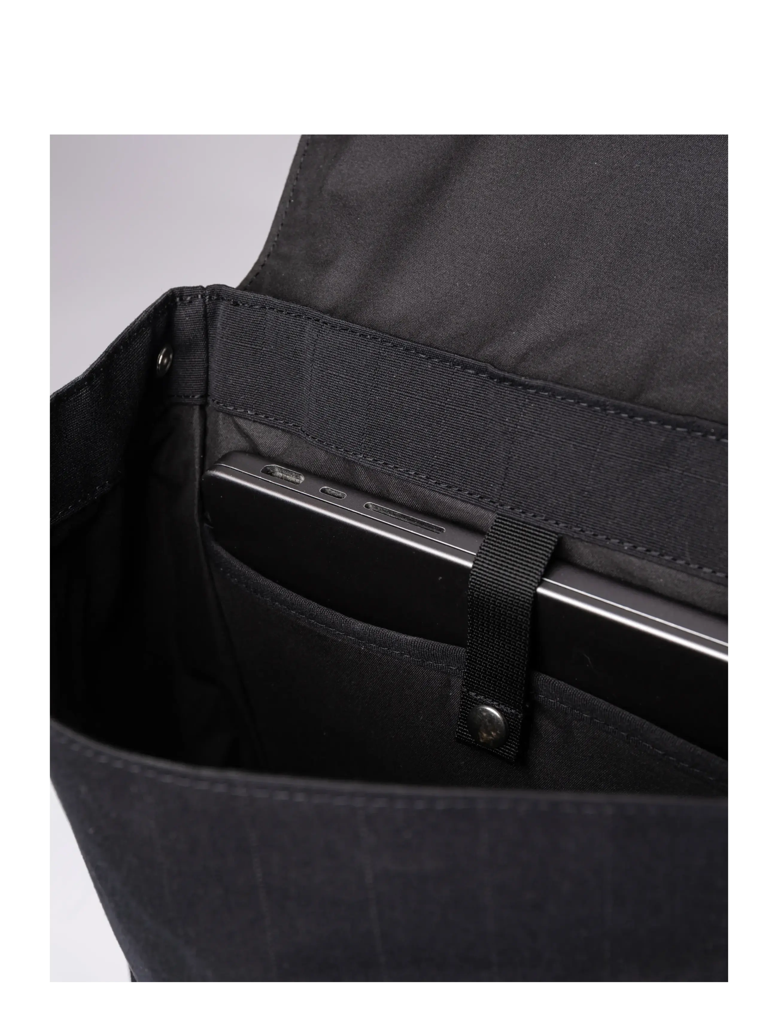 SANDQVIST - EVERYDAY Lid Backpack M - backpacks - black - 5