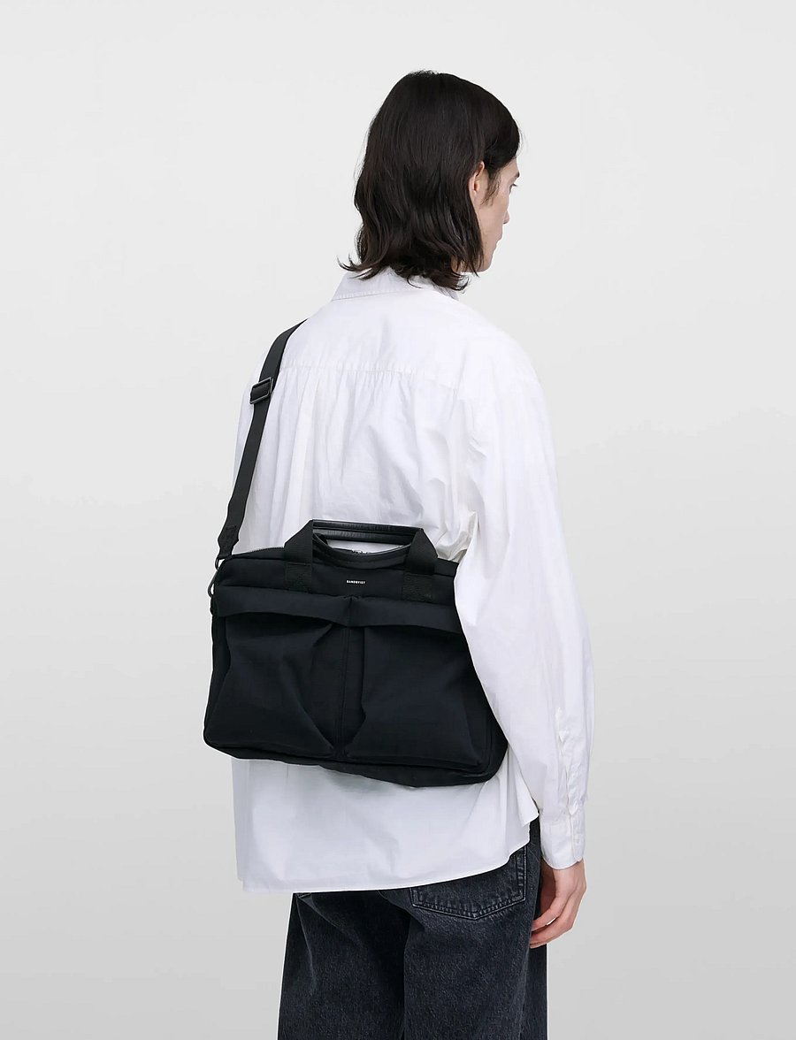 SANDQVIST - EVERYDAY Briefcase - black - 0