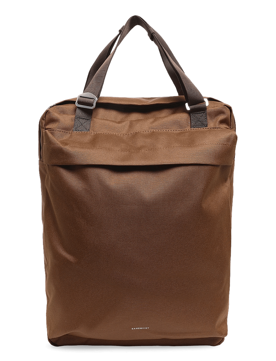 SANDQVIST - GO 2-Way Tote Backpack 16" - sepia brown - 0