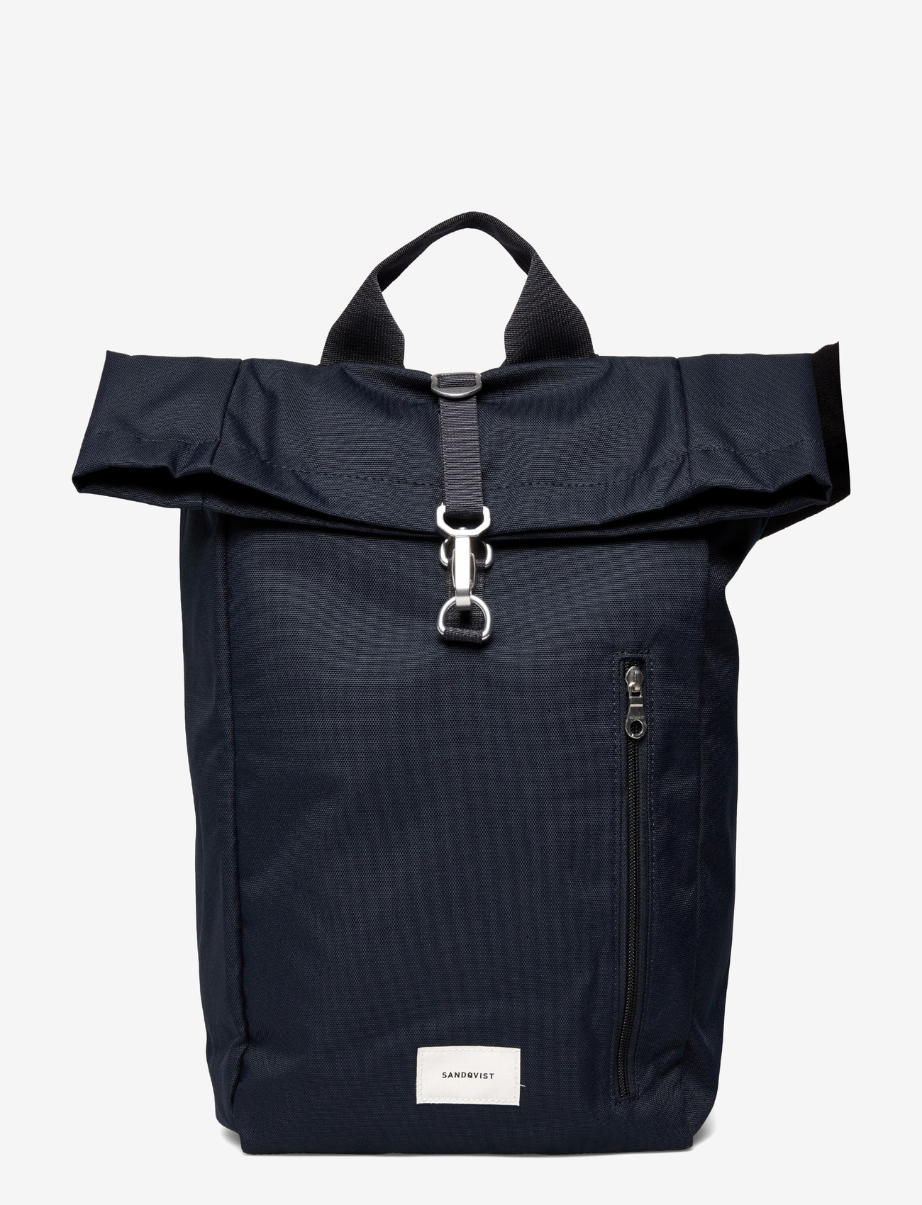 SANDQVIST - GROUND Rolltop Backpack L - rucksäcke - navy with navy webbing - 0