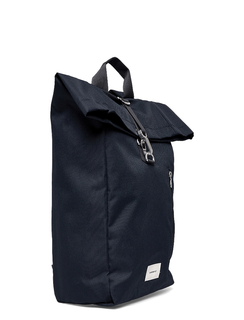 SANDQVIST - GROUND Rolltop Backpack L - rucksäcke - navy with navy webbing - 2
