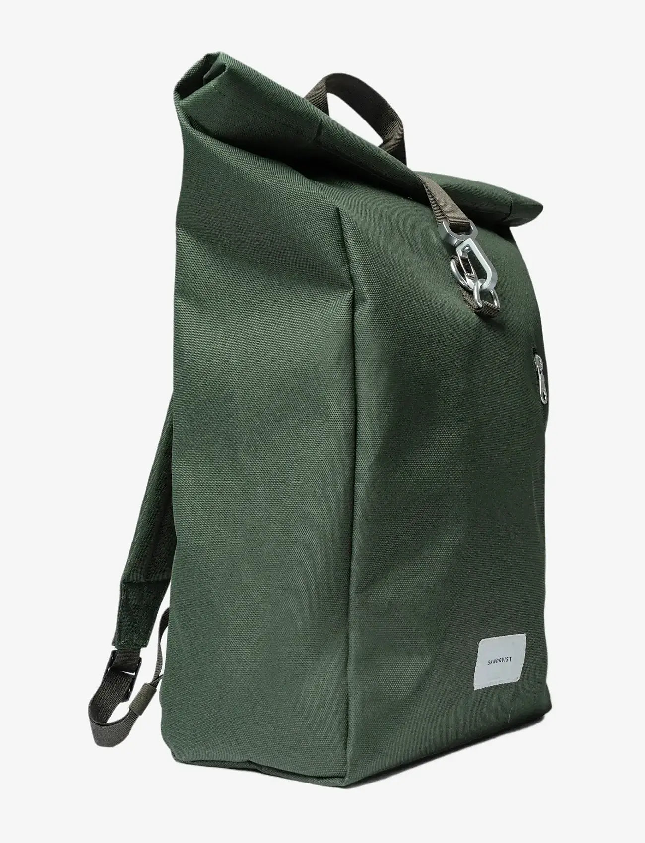 SANDQVIST - GROUND Rolltop Backpack L - hverdags stil - dawn green with dawn green webbing - 2