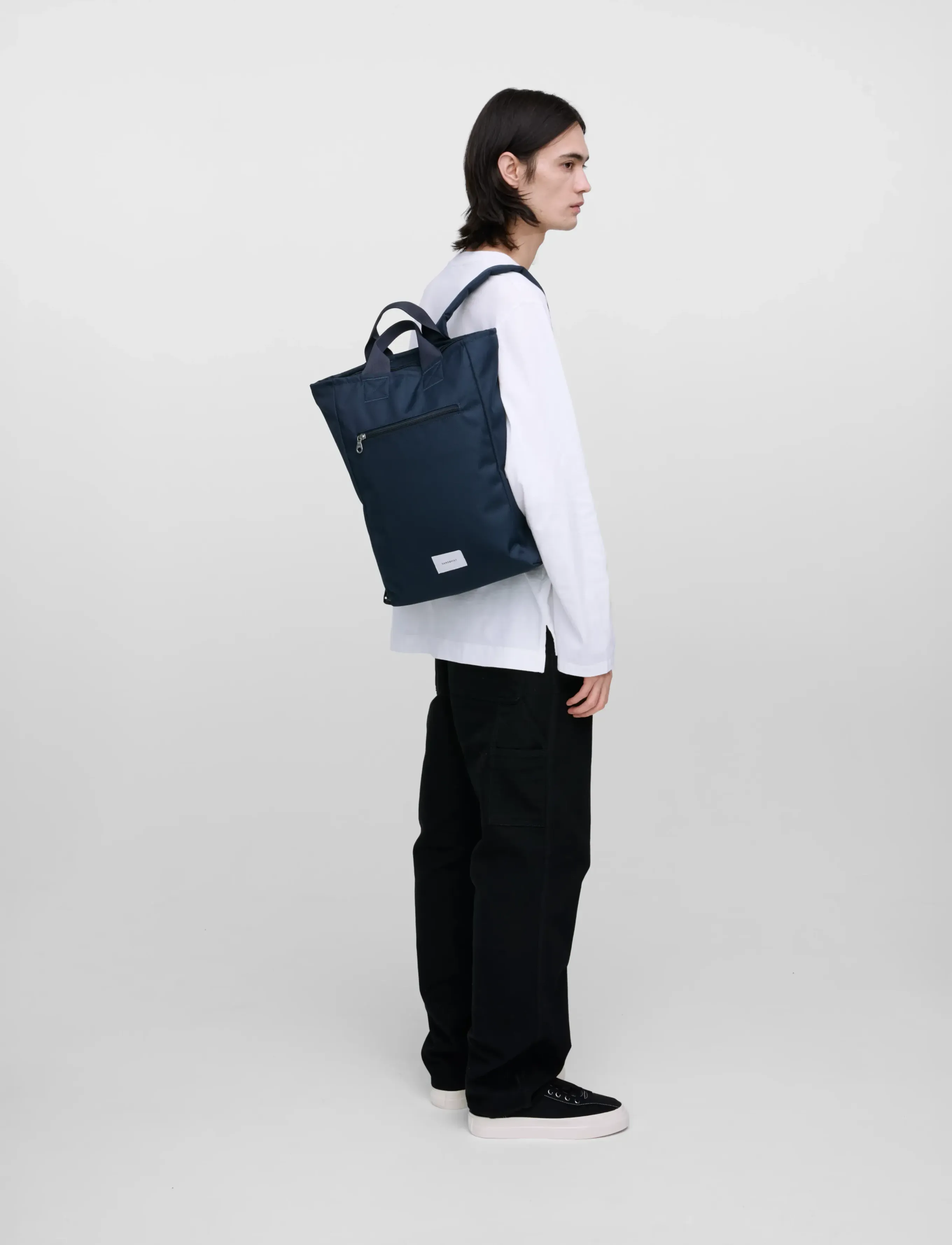 SANDQVIST - GROUND 2-Way Bag - vacation essentials - navy - 5