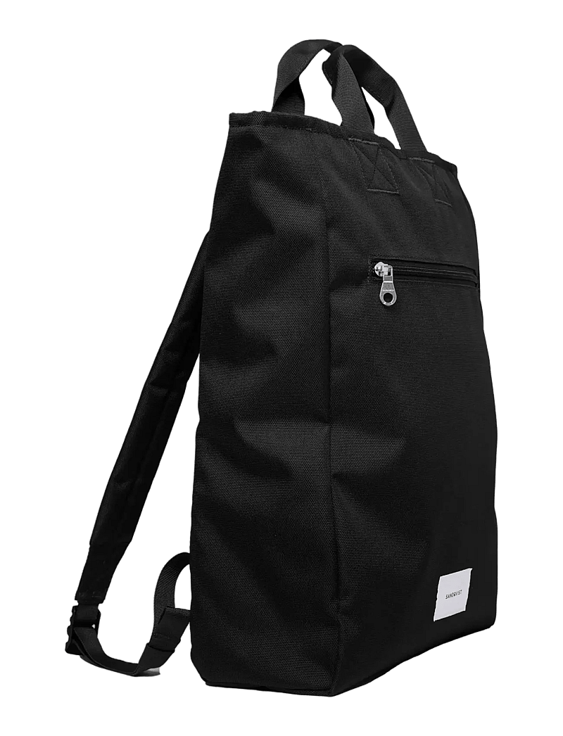 SANDQVIST - GROUND 2-Way Bag - vardagsstil - black - 2