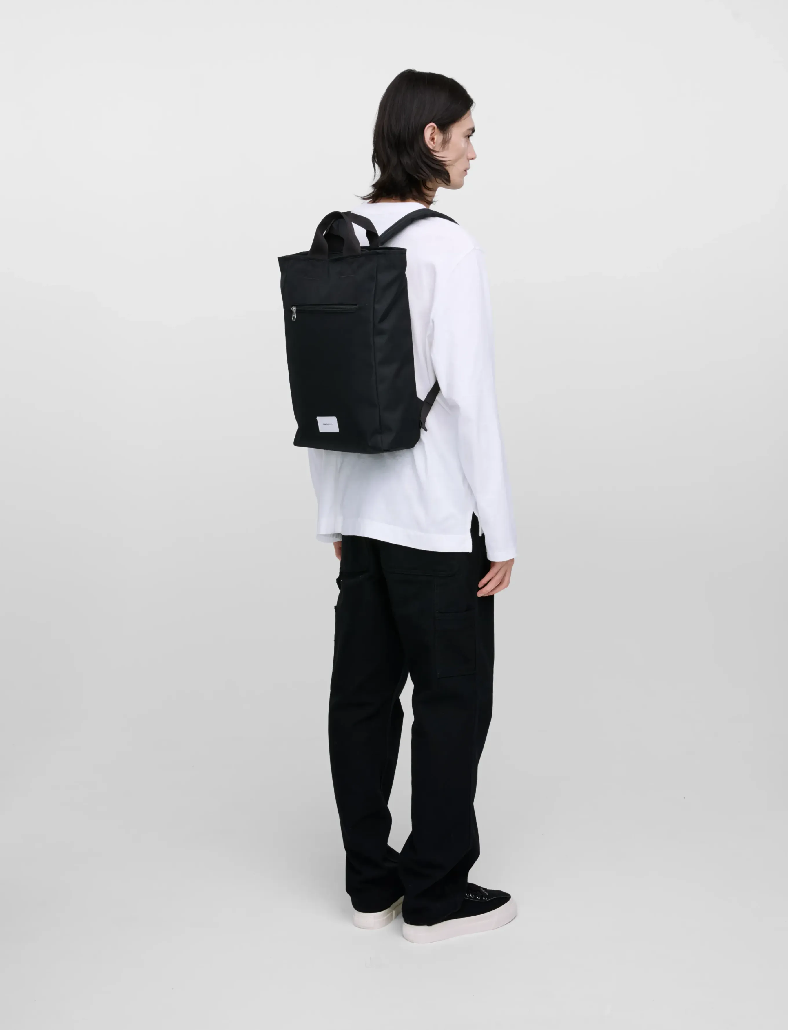 SANDQVIST Ground 2-Way Bag, One Size, Black, Tasker > Rygsække, Herre