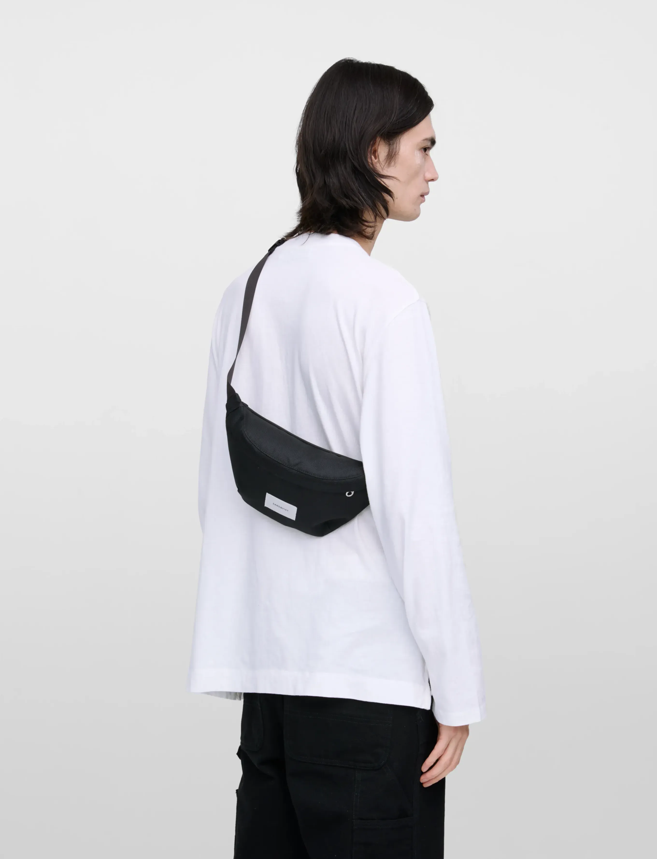 SANDQVIST - GROUND Crossbody Bag - bæltetasker - black - 4