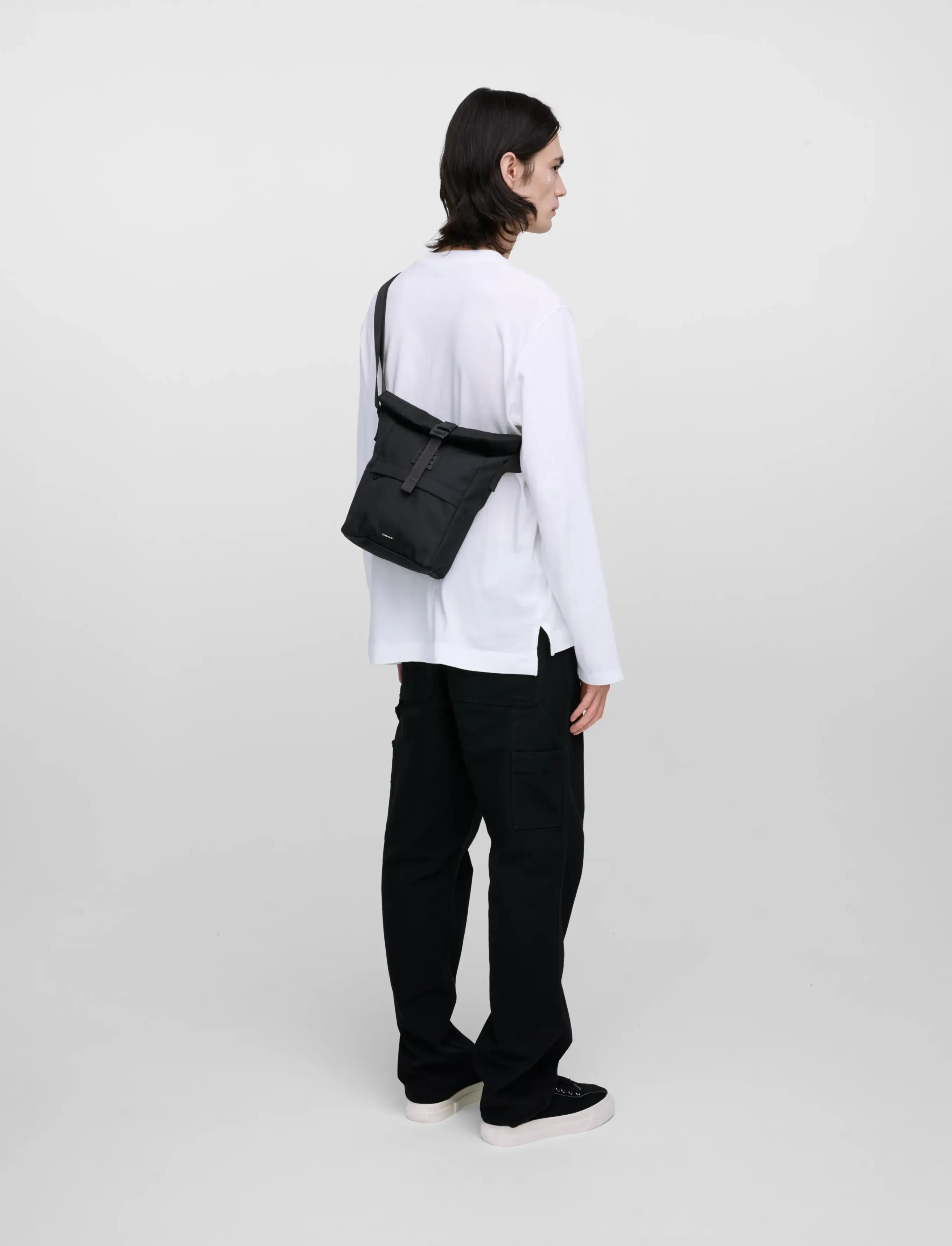 SANDQVIST Icon Sacoche, One Size, Black, Tasker > Skuldertasker, Herre