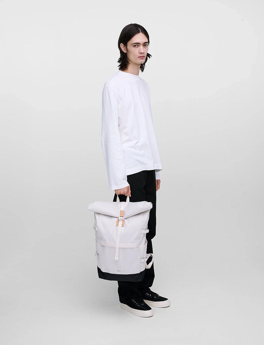 SANDQVIST - ICON Rolltop Backpack L - rucksäcke mit rollverschluss - birch - 0