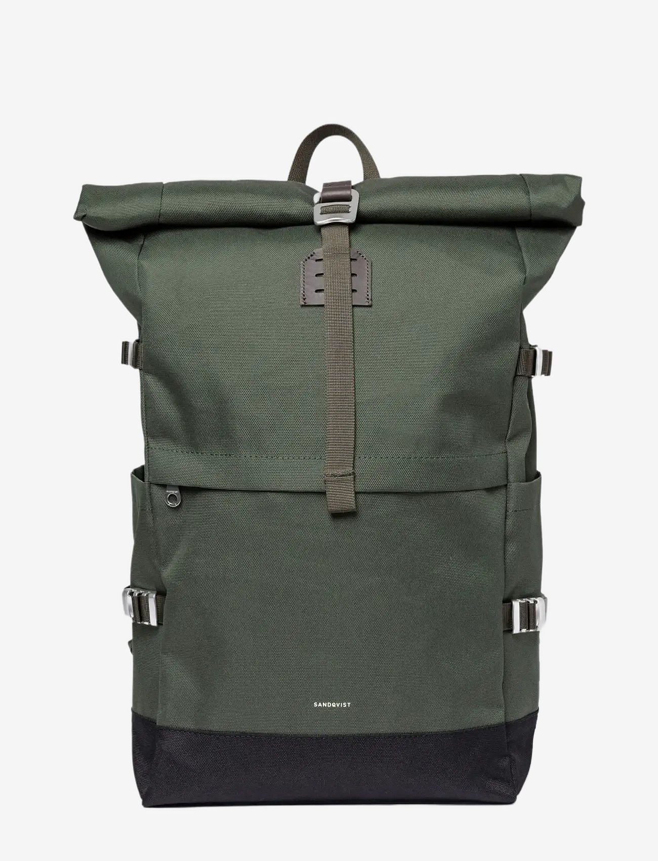 SANDQVIST Icon Rolltop Backpack L - Khaki green - ONE SIZE
