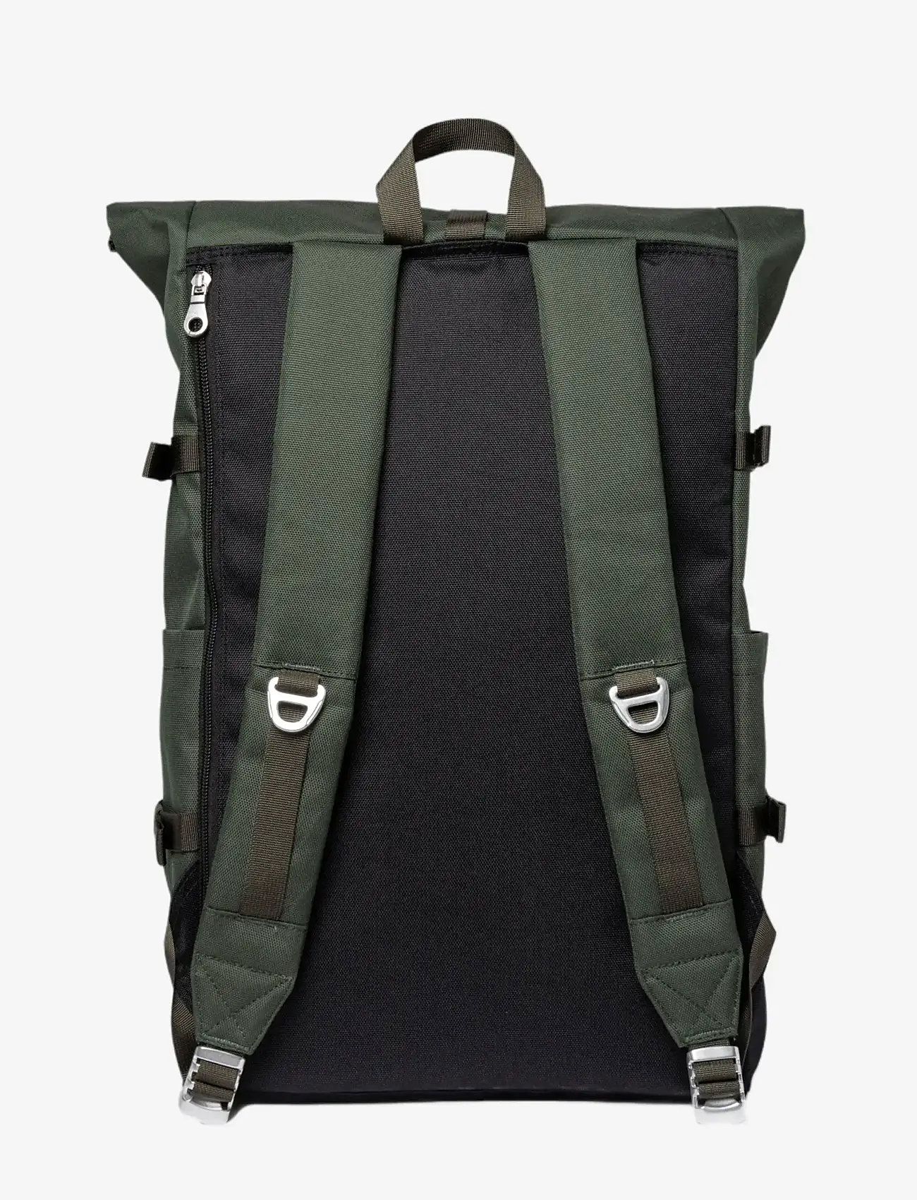 SANDQVIST - ICON Rolltop Backpack L - dawn green with dark brown leather - 3