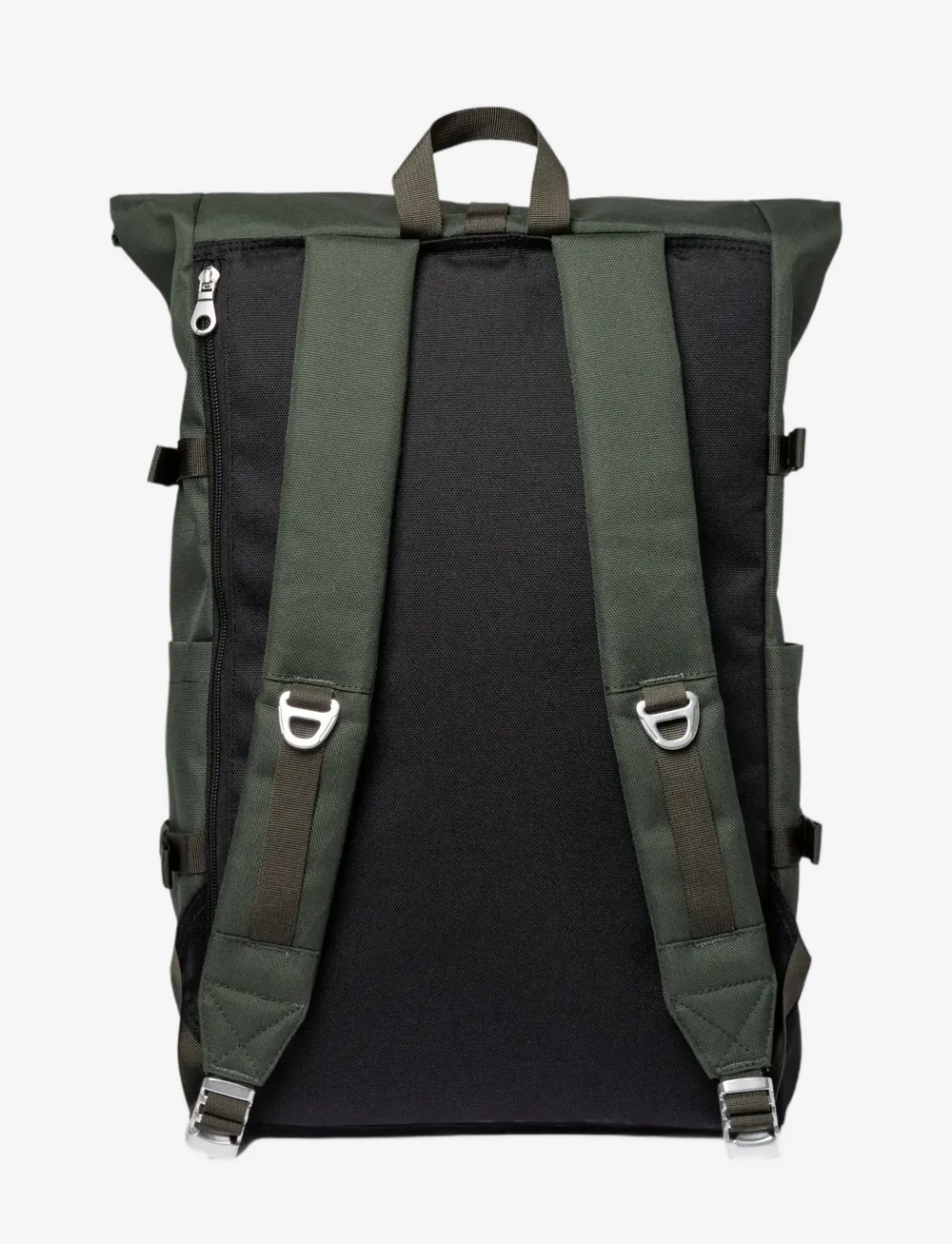 SANDQVIST - ICON Rolltop Backpack L - vardagsstil - dawn green with dark brown leather - 3