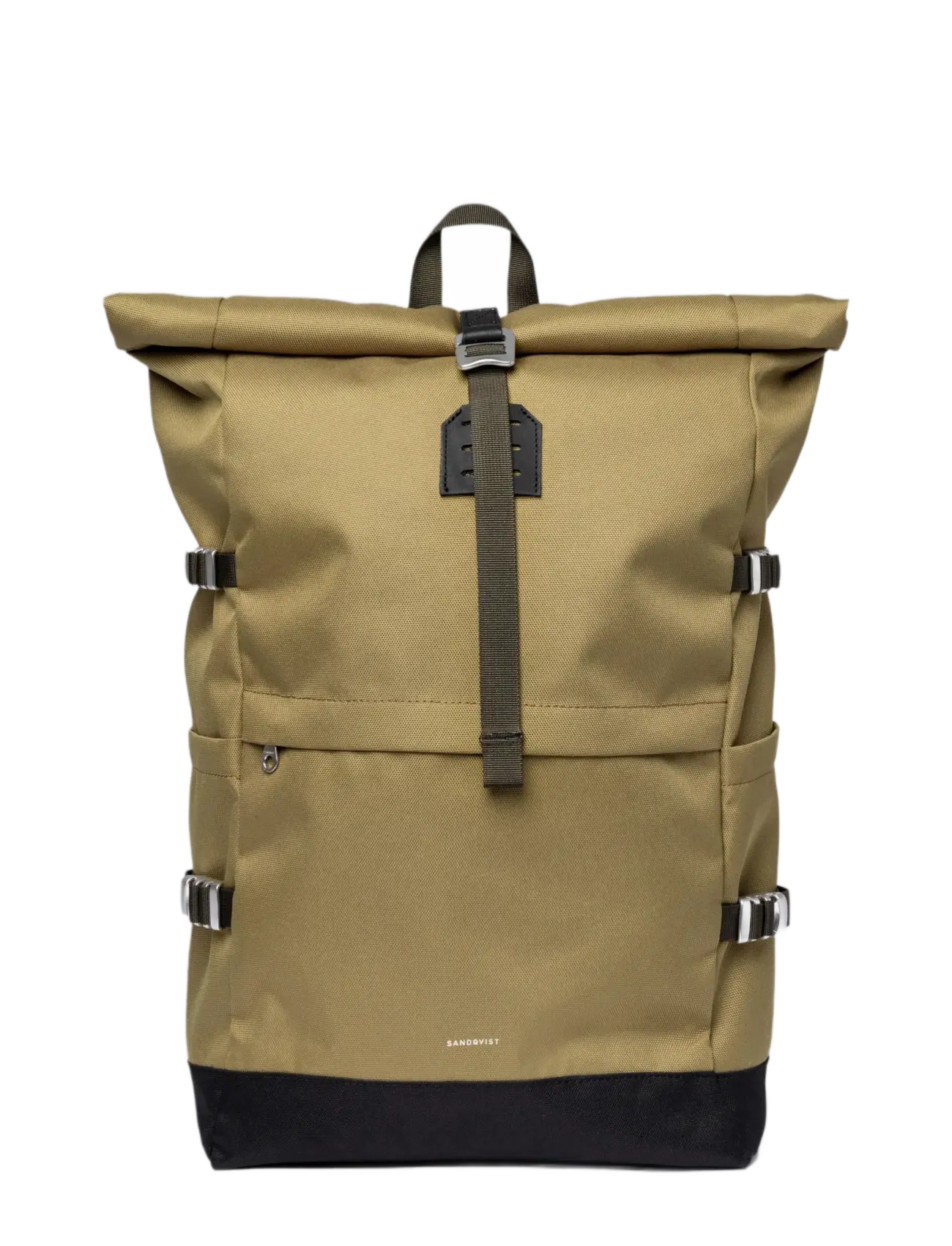 OLIVE DRAB WITH BLACK LEATHER