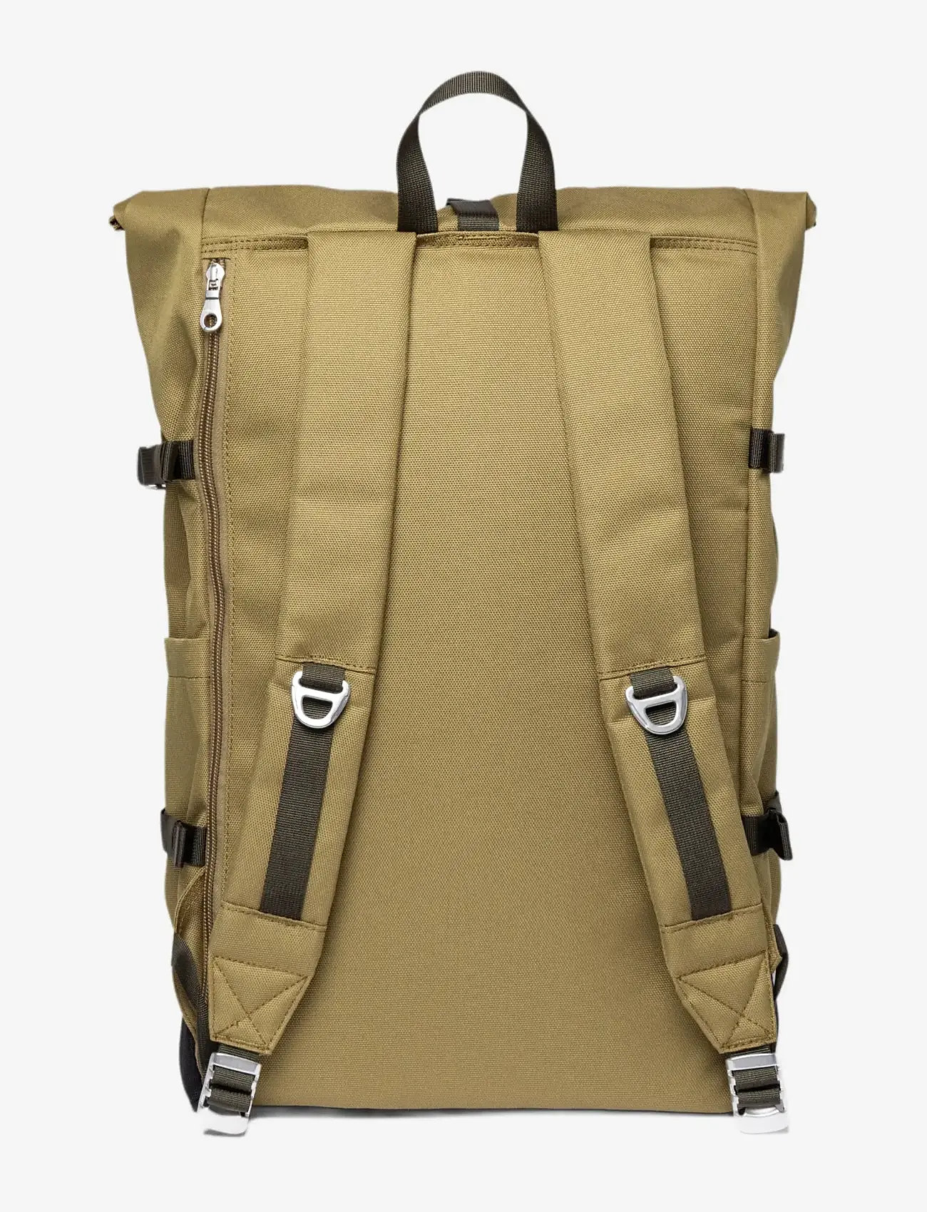 SANDQVIST - ICON Rolltop Backpack L - olive drab with black leather - 2