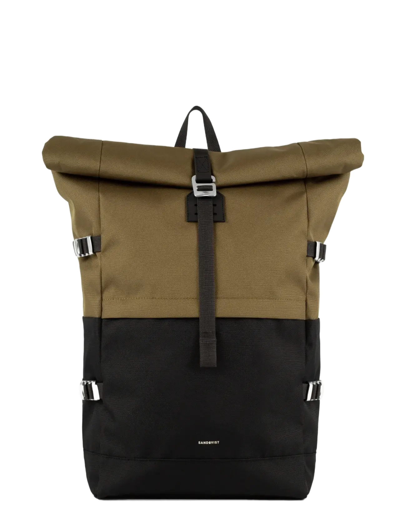 SANDQVIST ICON Rolltop Backpack L - Kotid ja seljakotid - MULTI OLIVE / khaki/green