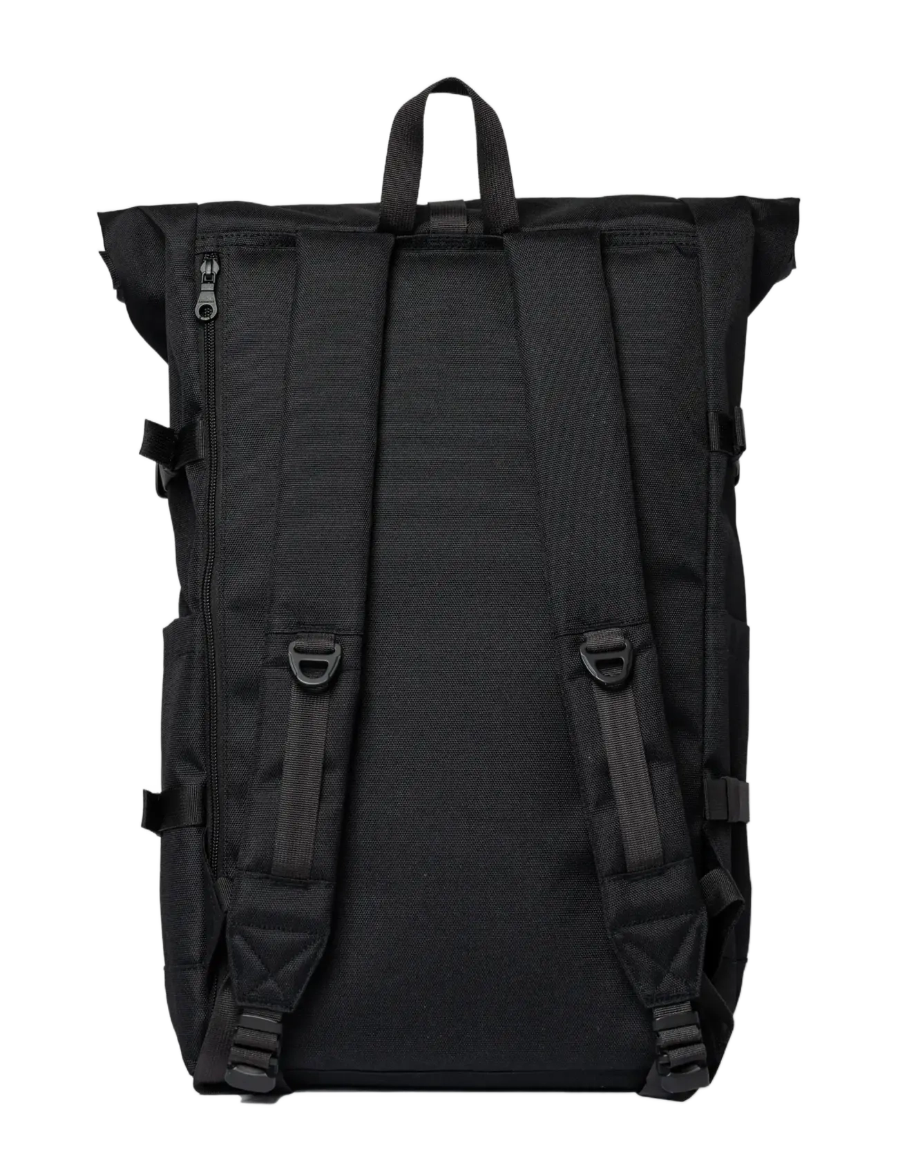 SANDQVIST - ICON Rolltop Backpack L - accessoires - black/ black with black leather - 3