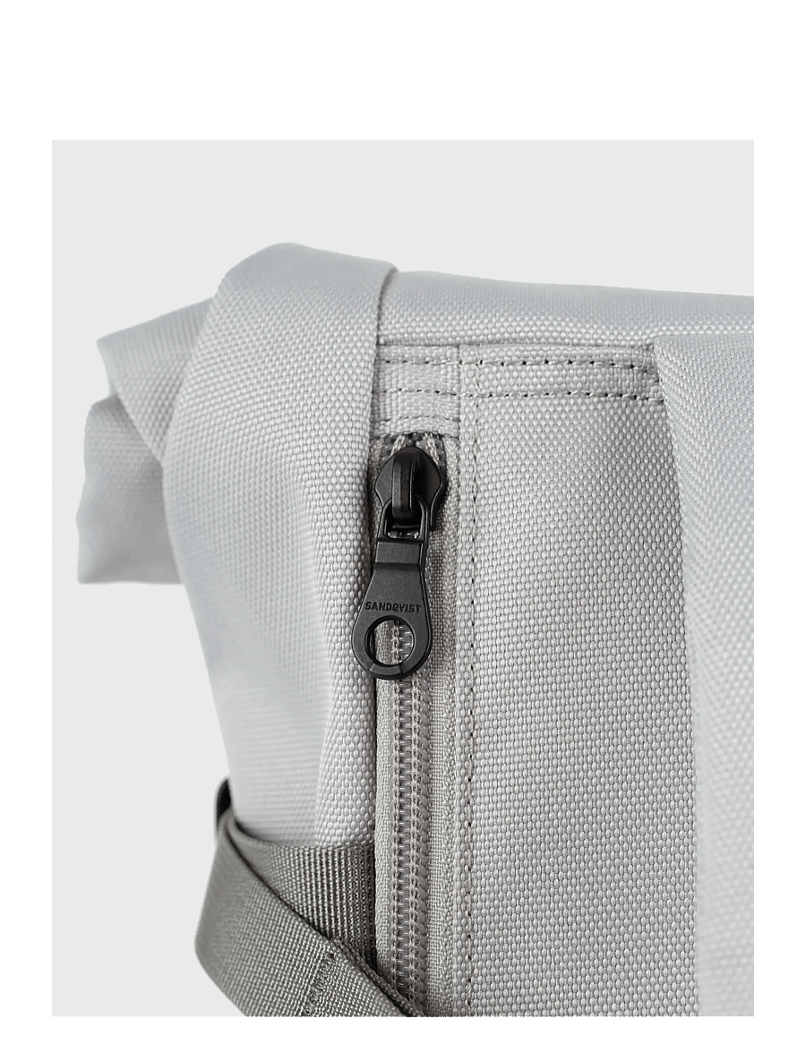 SANDQVIST - ICON Rolltop Backpack M - rolltop seljakotid - light grey - 1
