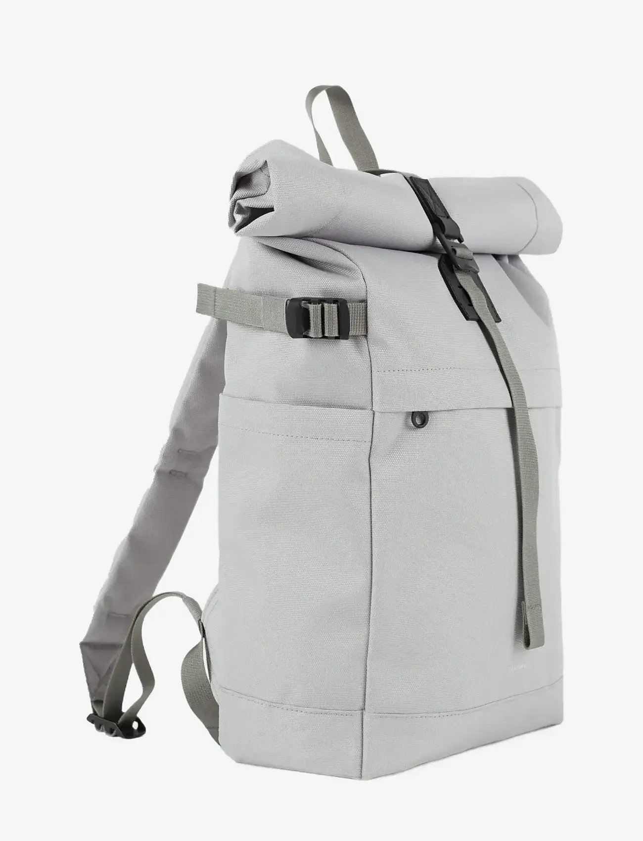 SANDQVIST - ICON Rolltop Backpack M - rolltop-rygsække - light grey - 4