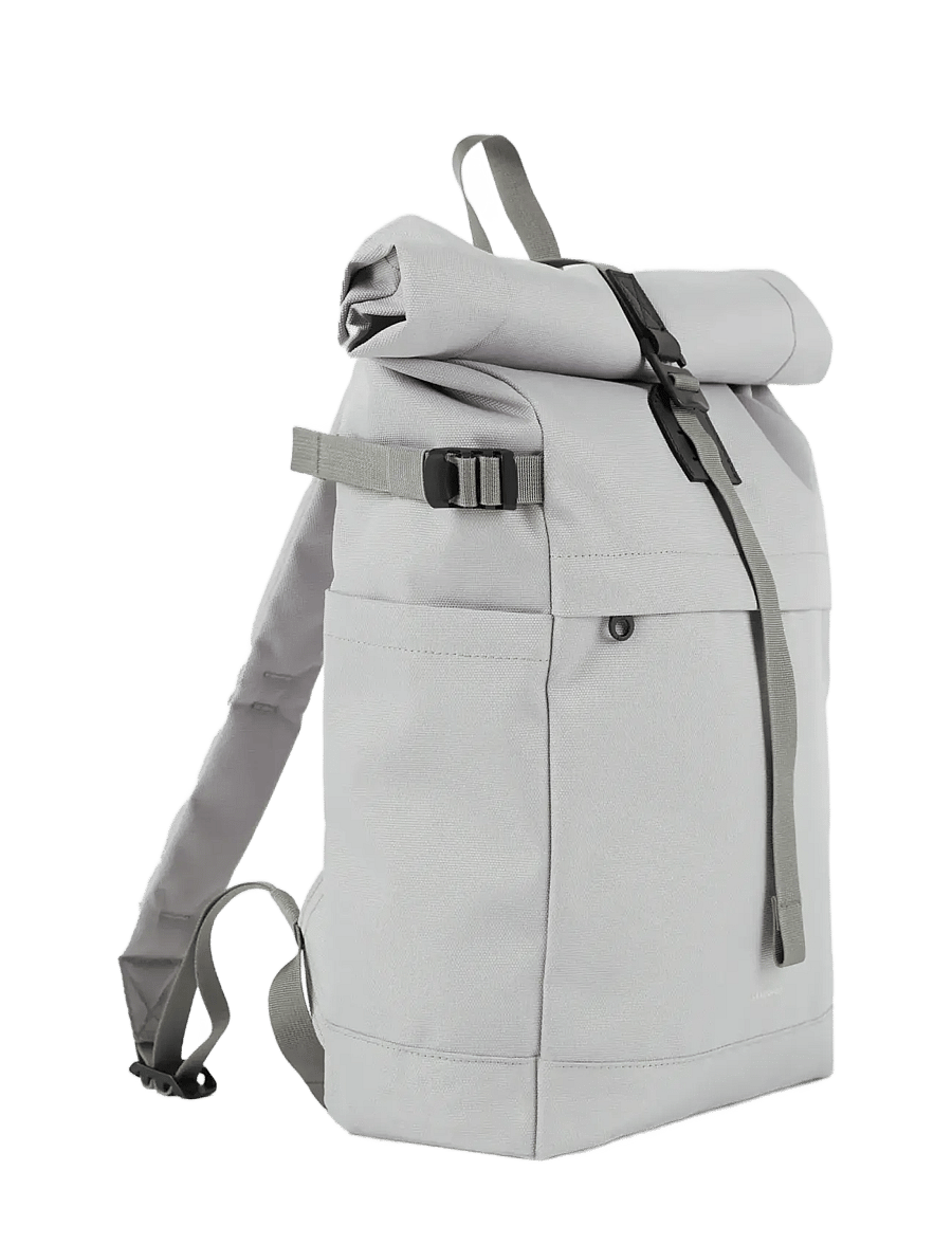 SANDQVIST - ICON Rolltop Backpack M - rolltop seljakotid - light grey - 4