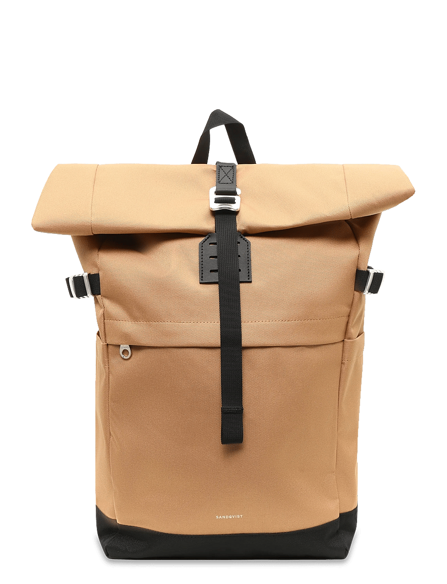 SANDQVIST - ICON Rolltop Backpack 14" - rucksäcke mit rollverschluss - beige - 0