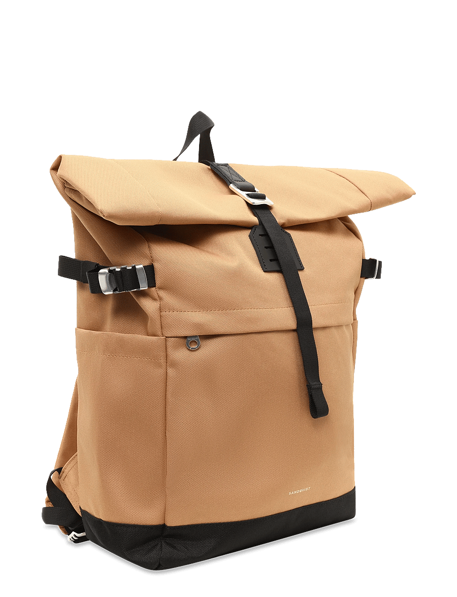 SANDQVIST - ICON Rolltop Backpack 14" - rucksäcke mit rollverschluss - beige - 2