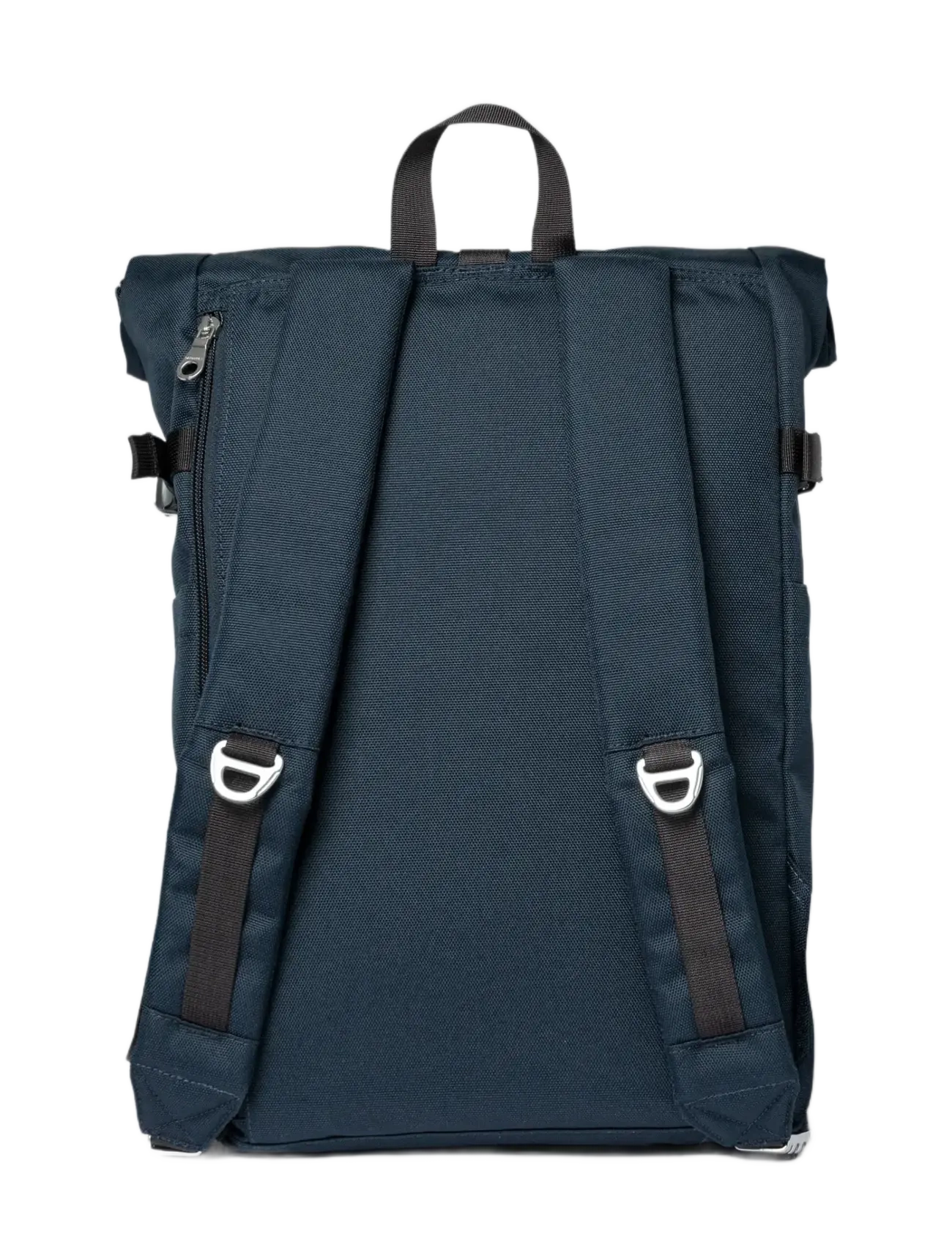 SANDQVIST - ICON Rolltop Backpack M - accessories - navy with black leather - 3