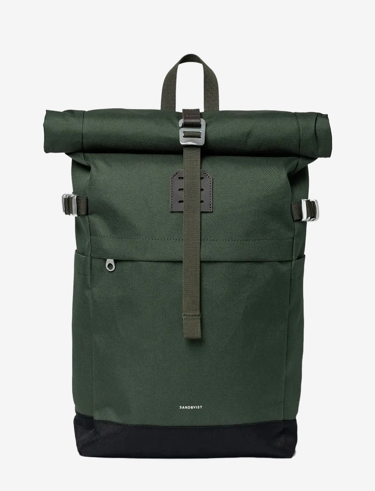 SANDQVIST Icon Rolltop Backpack M - Khaki green - ONE SIZE
