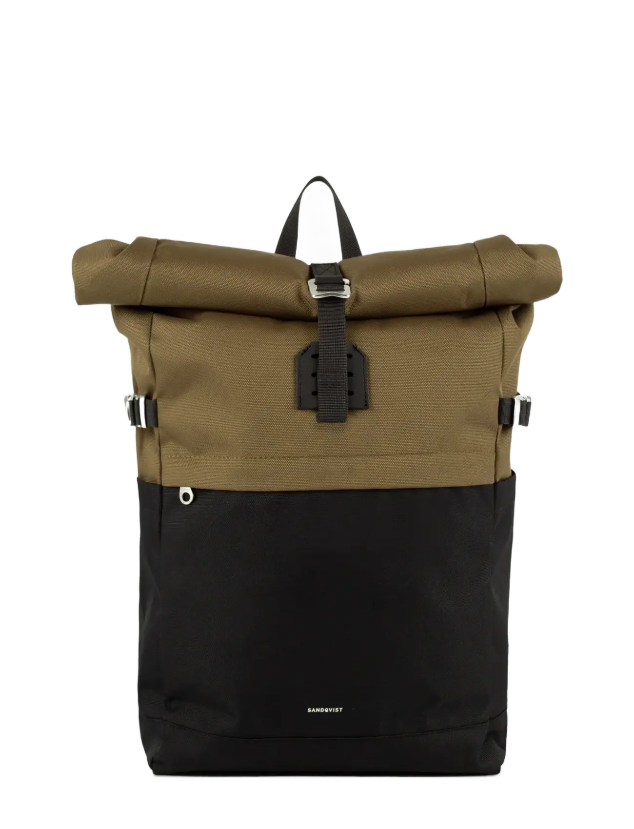 SANDQVIST ICON Rolltop Backpack L - Taschen - MULTI OLIVE / black