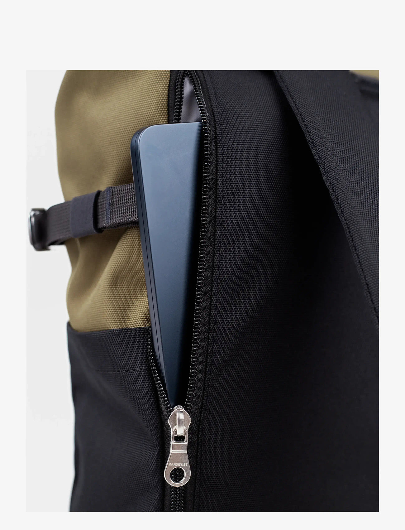 SANDQVIST - ICON Rolltop Backpack M - shop by occasion - multi olive - 1
