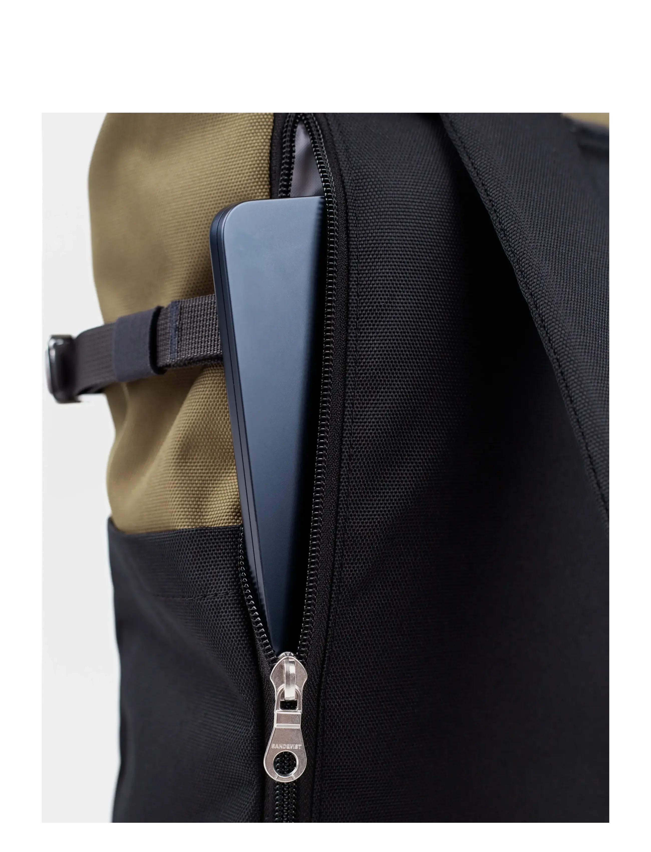 SANDQVIST - ICON Rolltop Backpack M - seljakotid - multi olive - 1