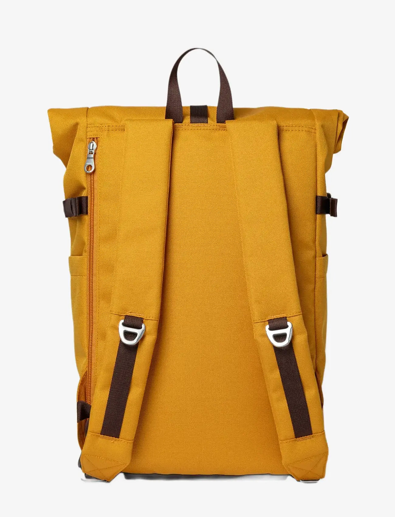 SANDQVIST - ICON Rolltop Backpack M - golden yellow with natural leather - 2