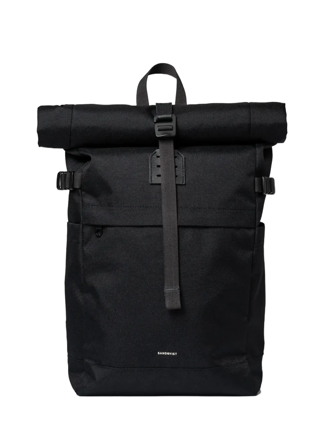 SANDQVIST Icon Rolltop Backpack M, One Size, Black, Tasker > Rygsække, Herre