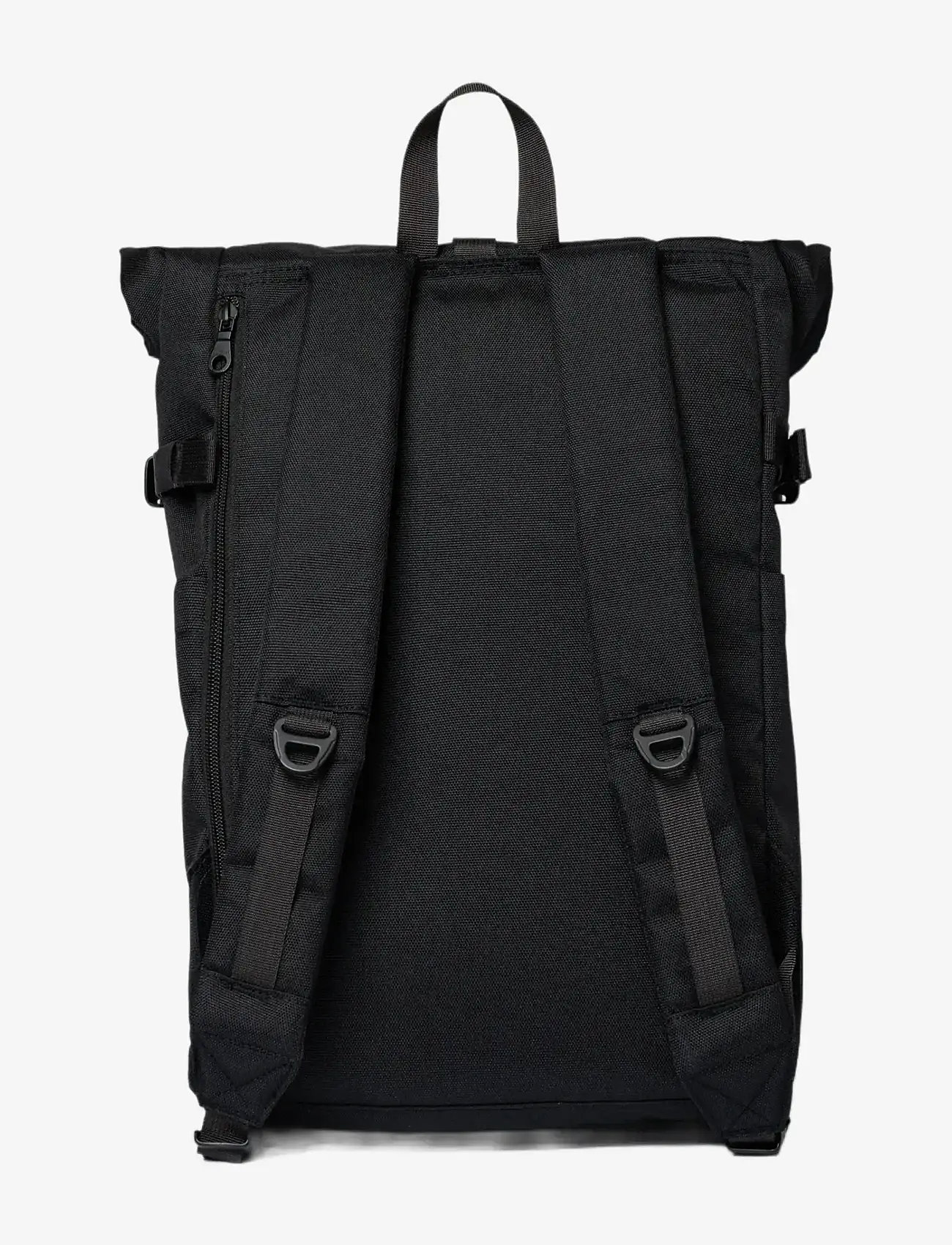 SANDQVIST - ICON Rolltop Backpack M - alltags-style - black/ black with black leather - 2
