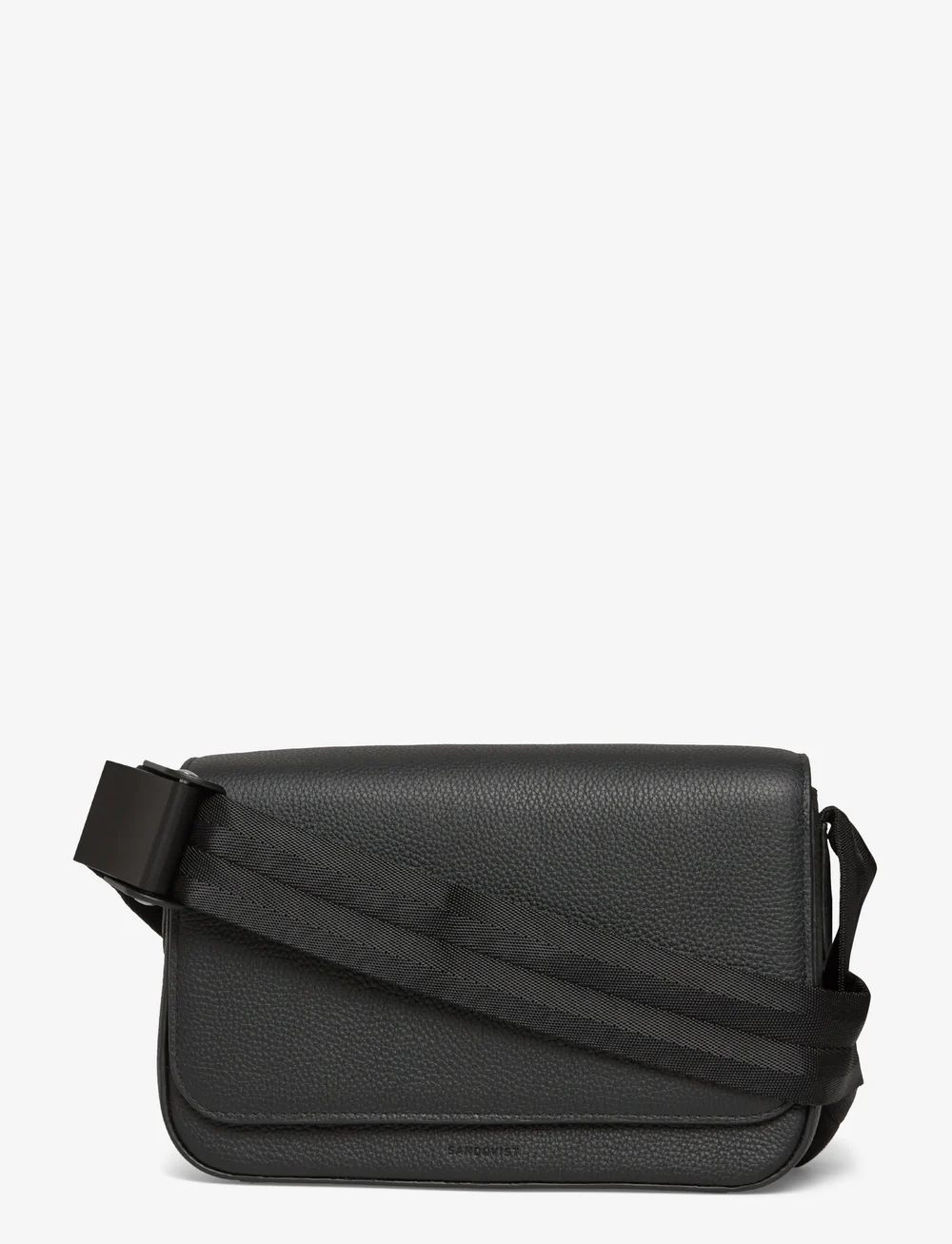 SANDQVIST - LEATHER PLAIN CROSSBODY - hverdags stil - black - 1