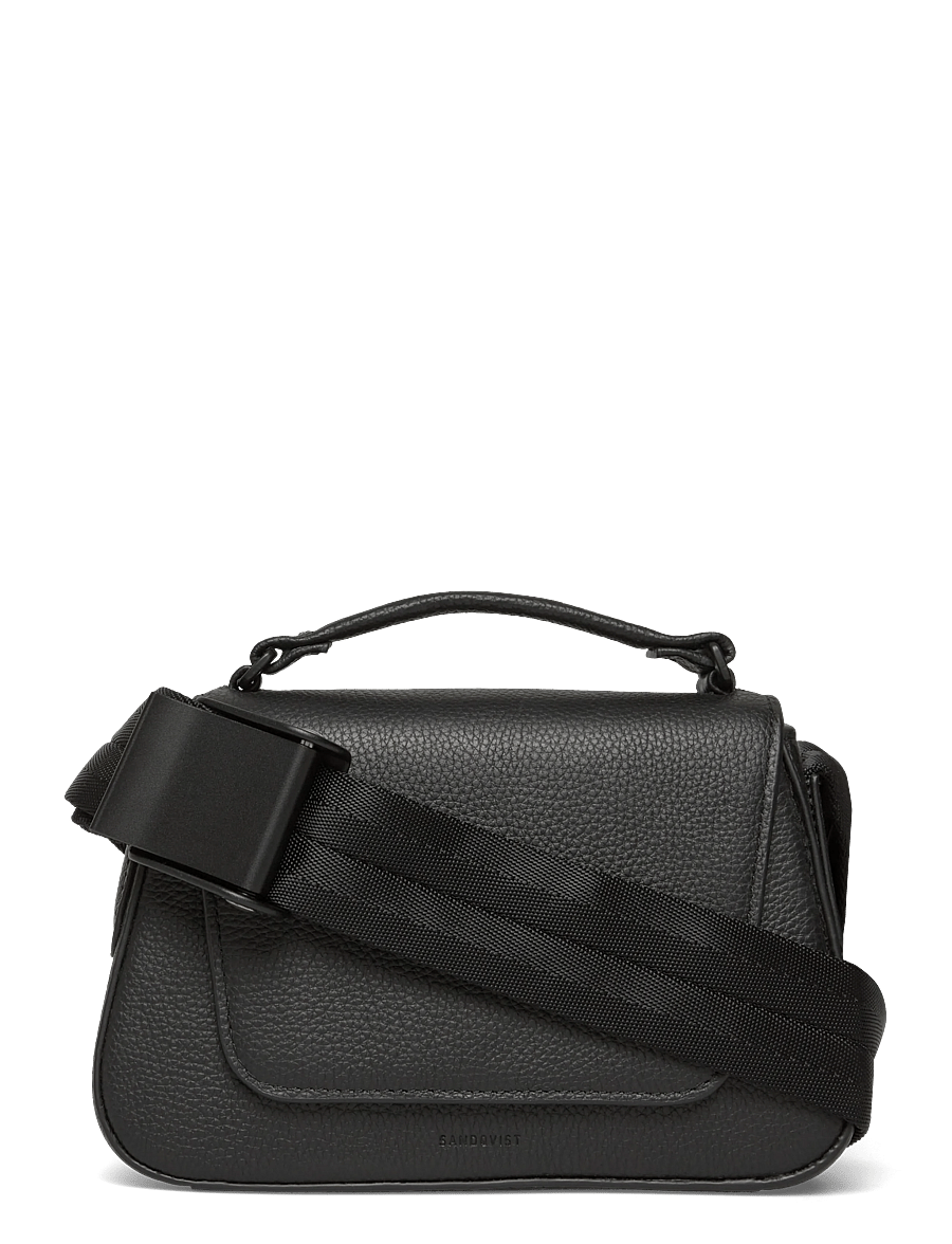 SANDQVIST - LEATHER HANDLE CROSSBODY - Õlakotid - black - 1
