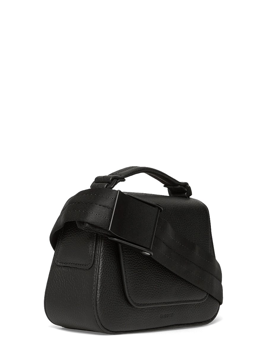 SANDQVIST - LEATHER HANDLE CROSSBODY - Õlakotid - black - 3