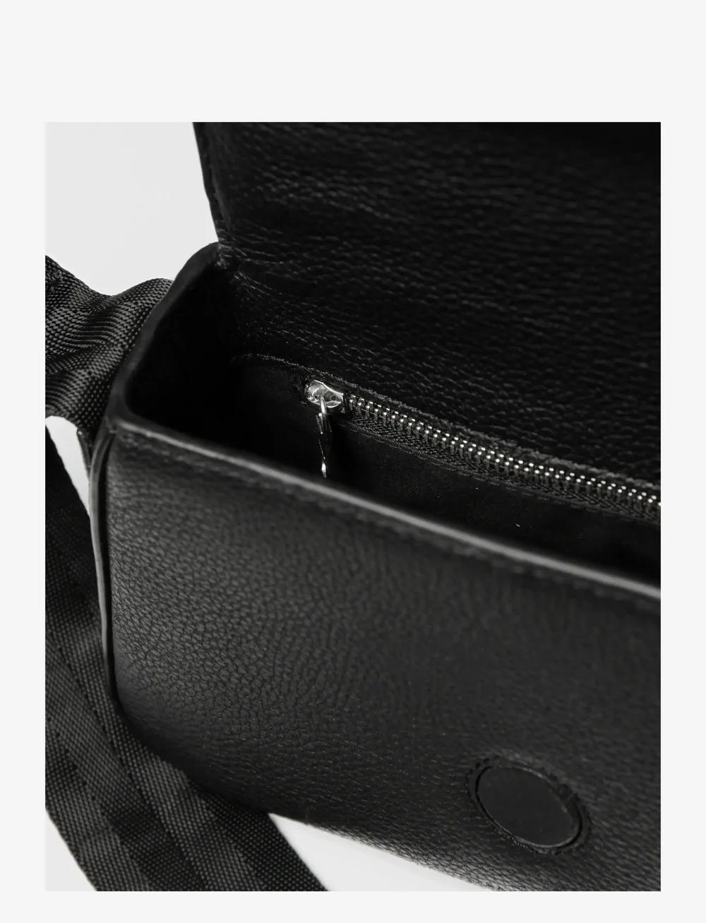 SANDQVIST - LEATHER HANDLE CROSSBODY - erilised sündmused - black - 4