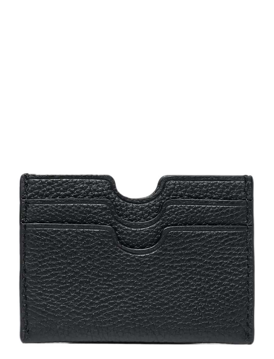 SANDQVIST - LEATHER CARD CASE MULTI SLOT - kartenetuis - black - 2
