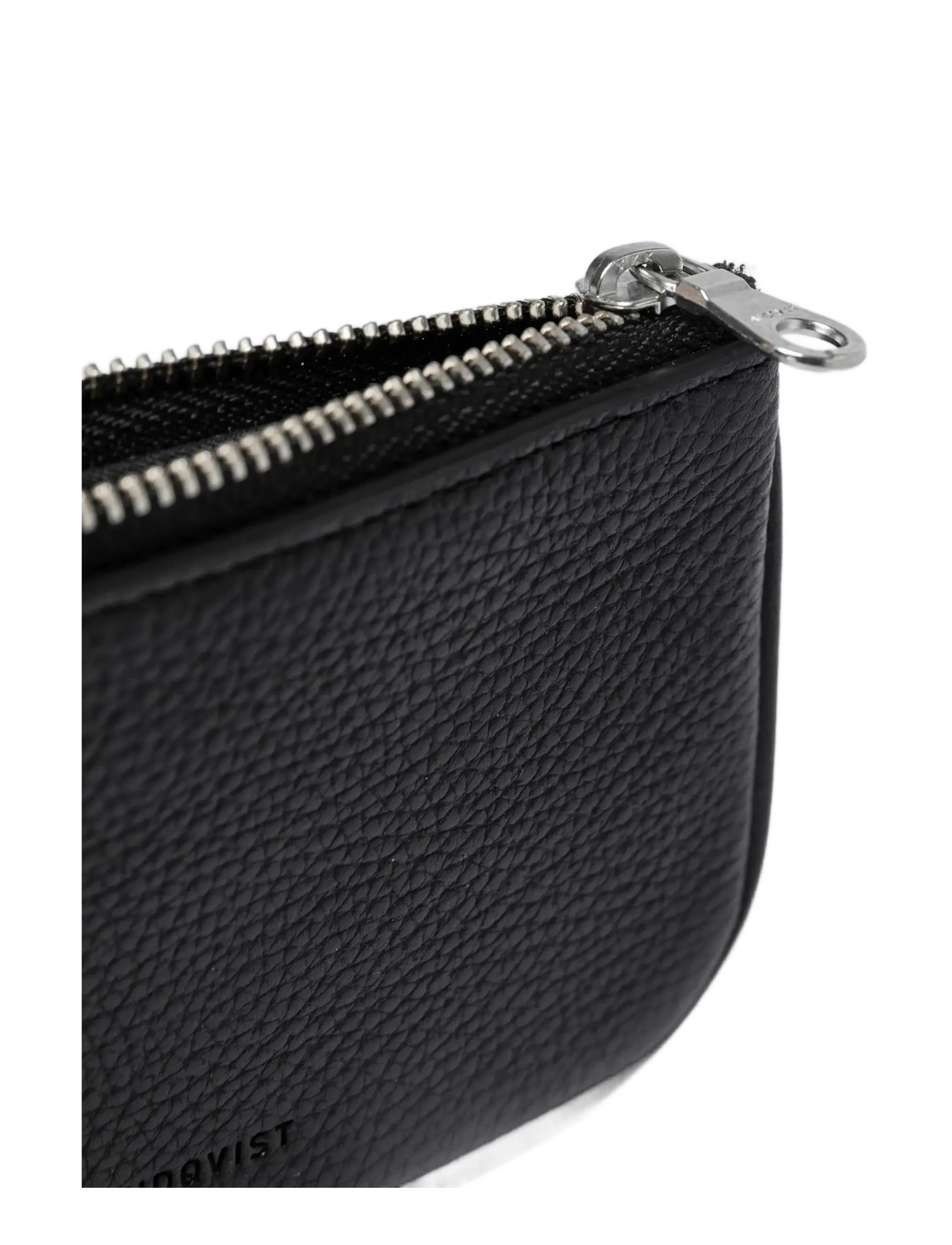 SANDQVIST - LEATHER ZIP WALLET PIPING - wallets - black - 1