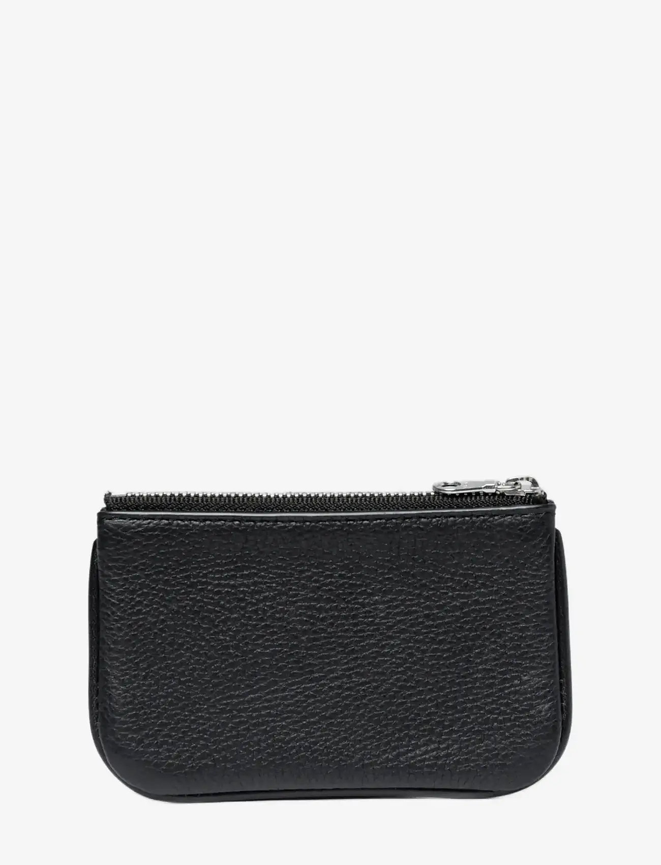 SANDQVIST - LEATHER ZIP WALLET PIPING - plånböcker - black - 2