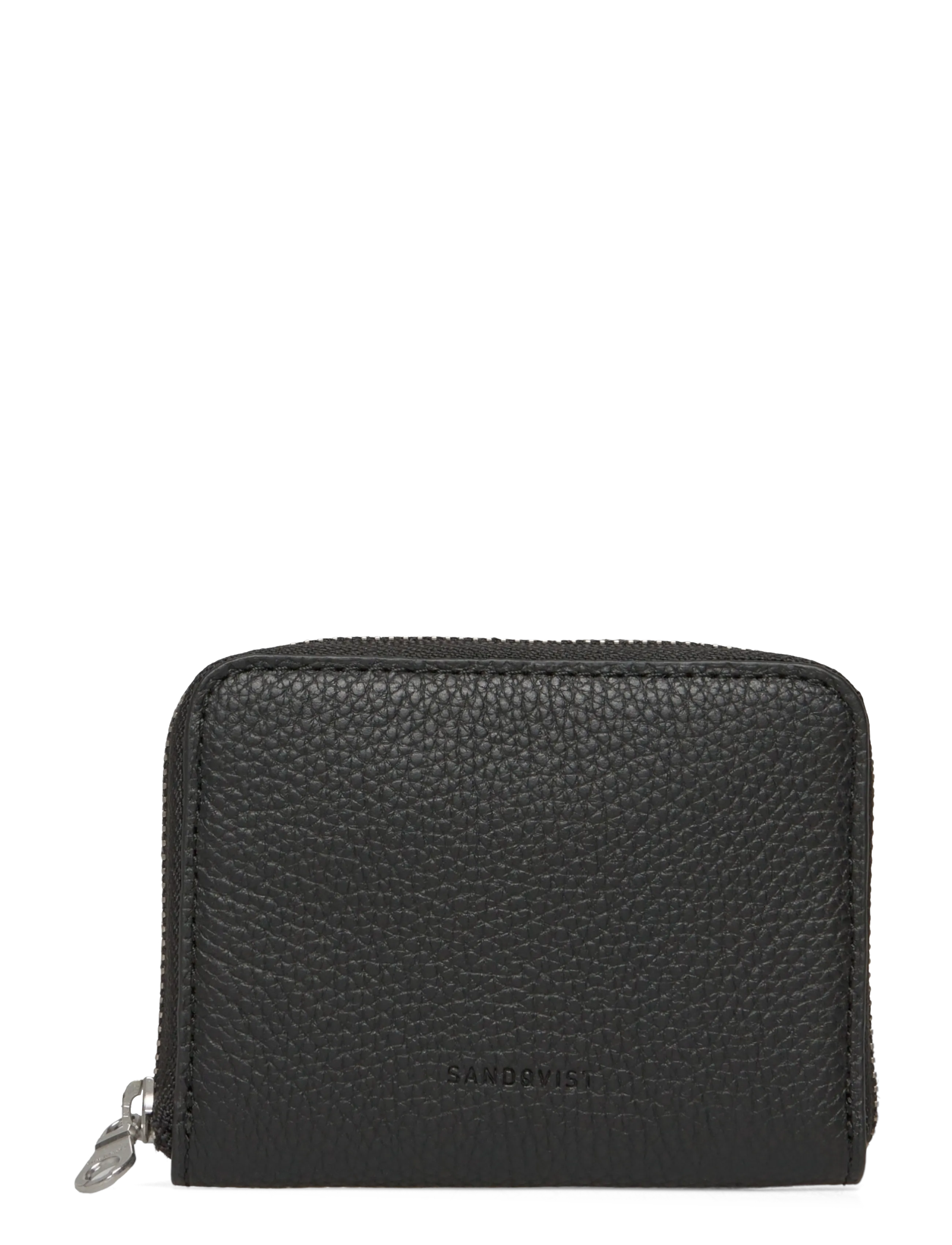 SANDQVIST LEATHER ZIP WALLET - SANDQVIST - BLACK / black