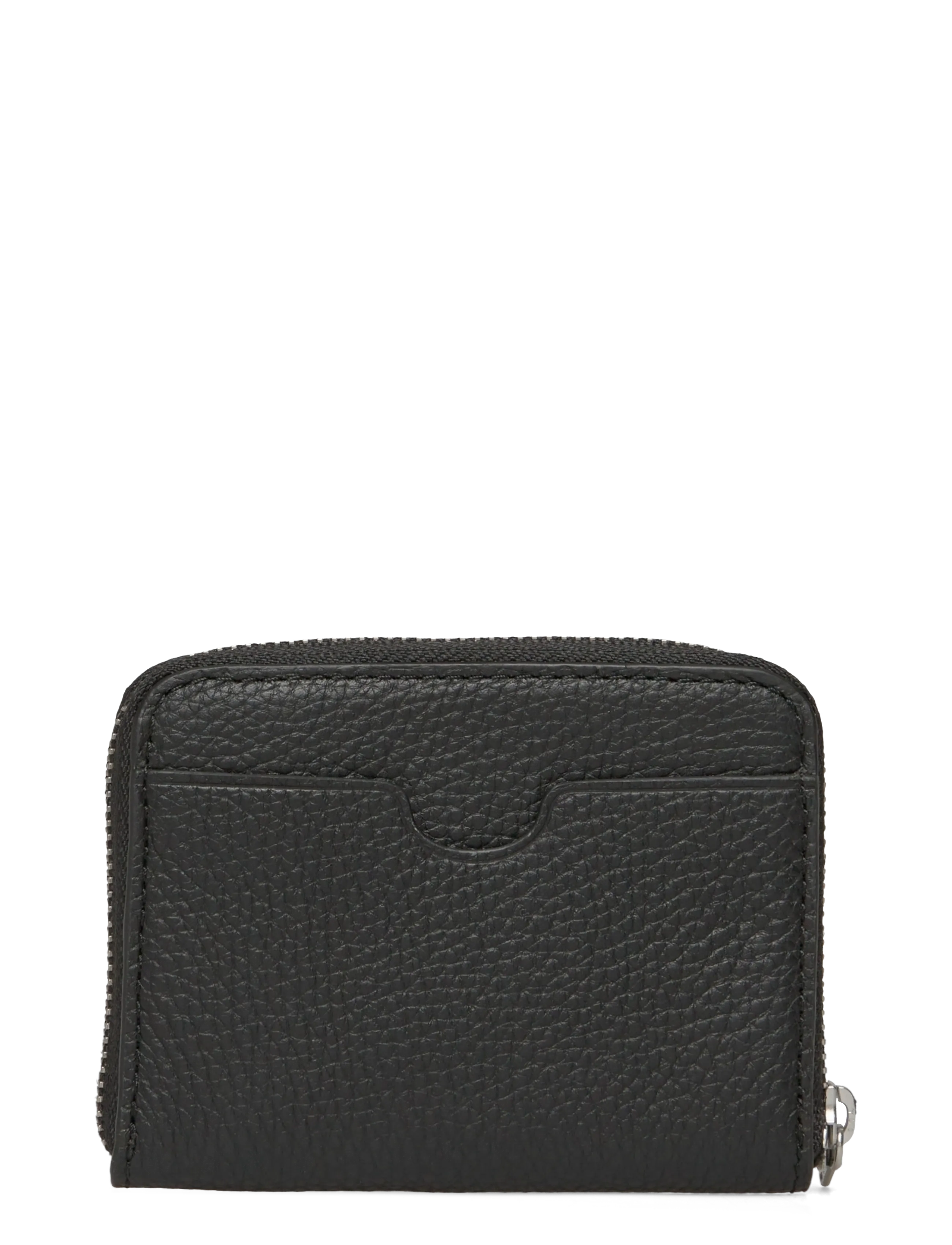 SANDQVIST - LEATHER ZIP WALLET - kortholdere - black - 1