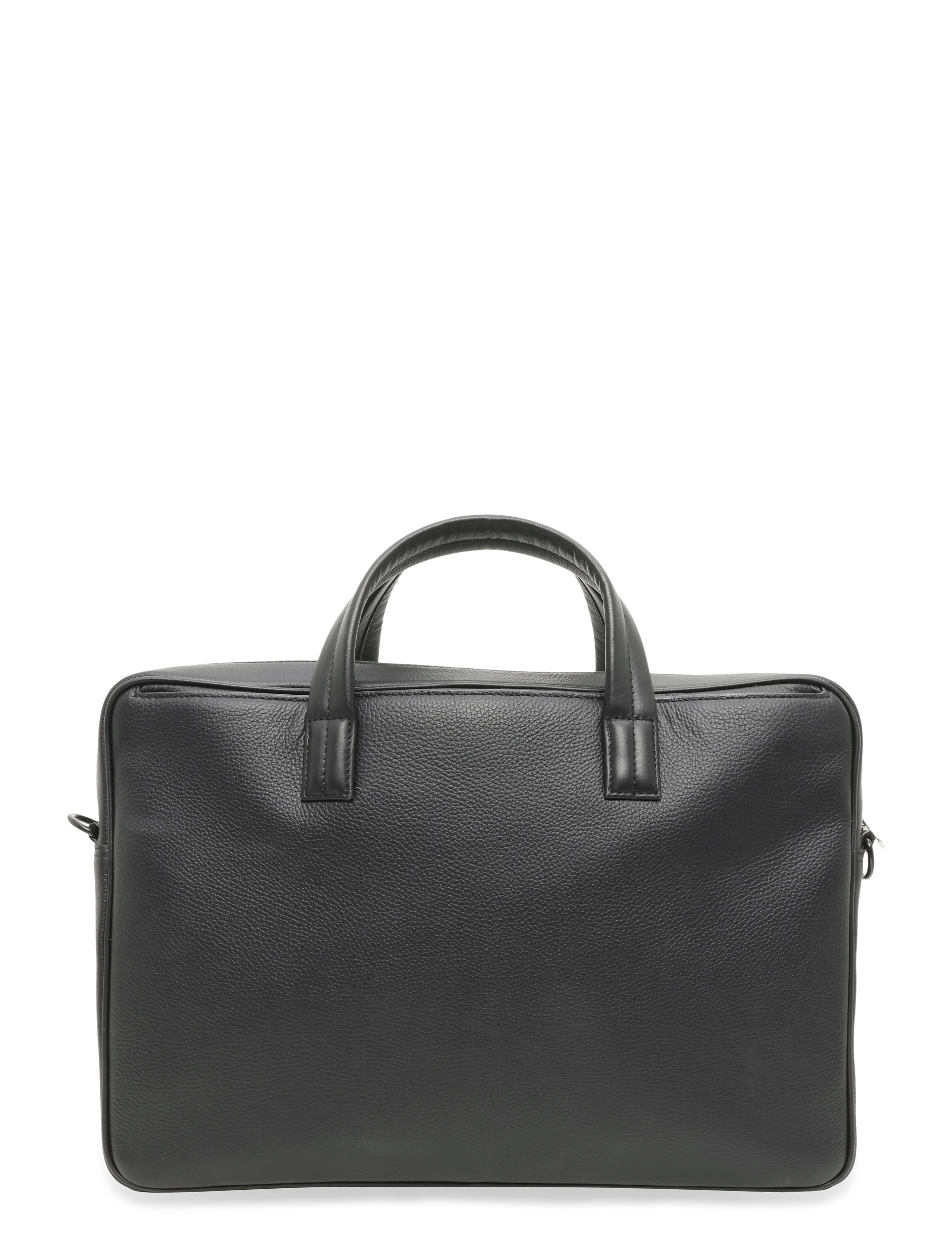 SANDQVIST - LEATHER Briefcase 14" - black - 1