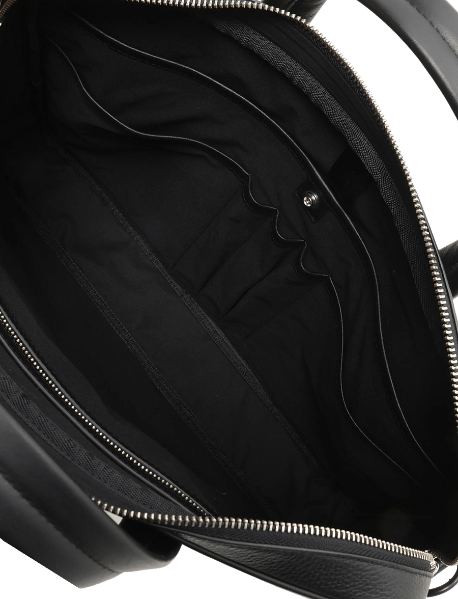 SANDQVIST - LEATHER Briefcase 14" - skuldertasker - black - 4