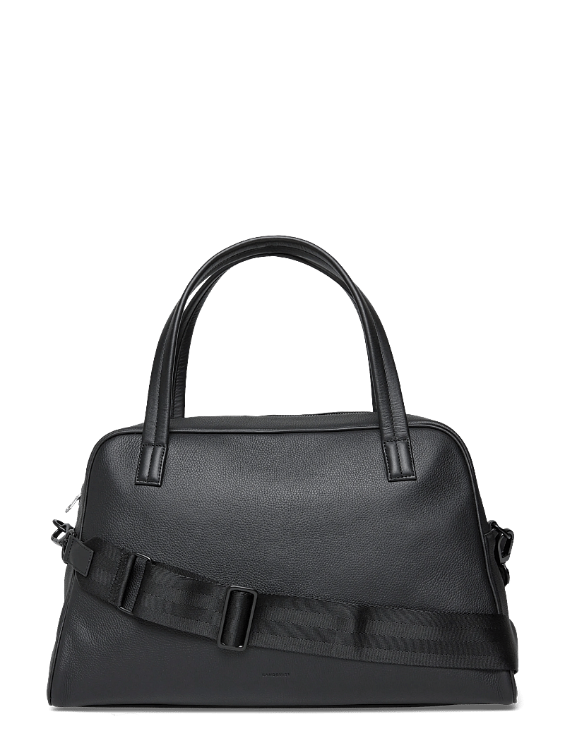 SANDQVIST - LEATHER Bowling Bag - besondere anlässe - black - 1