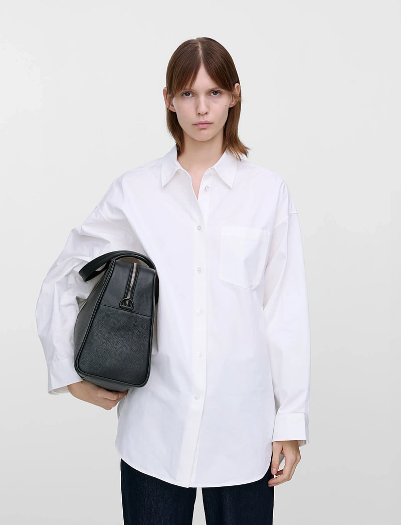 SANDQVIST - LEATHER Bowling Bag - besondere anlässe - black - 5