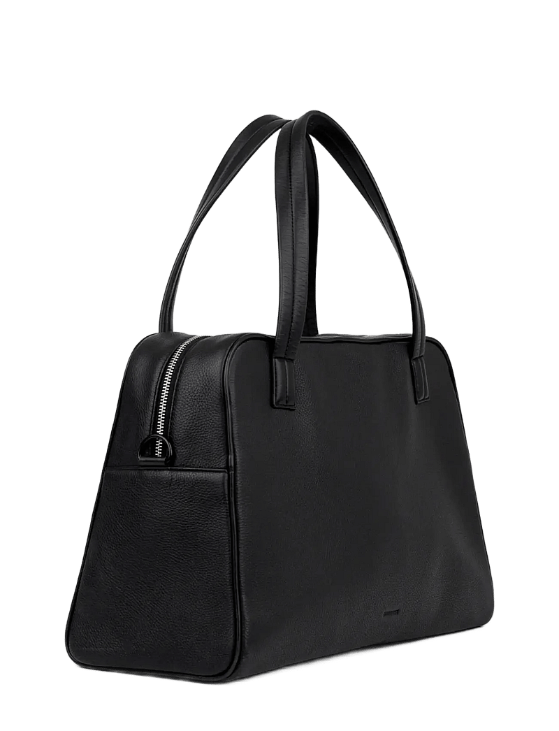 SANDQVIST - LEATHER Bowling Bag - besondere anlässe - black - 3